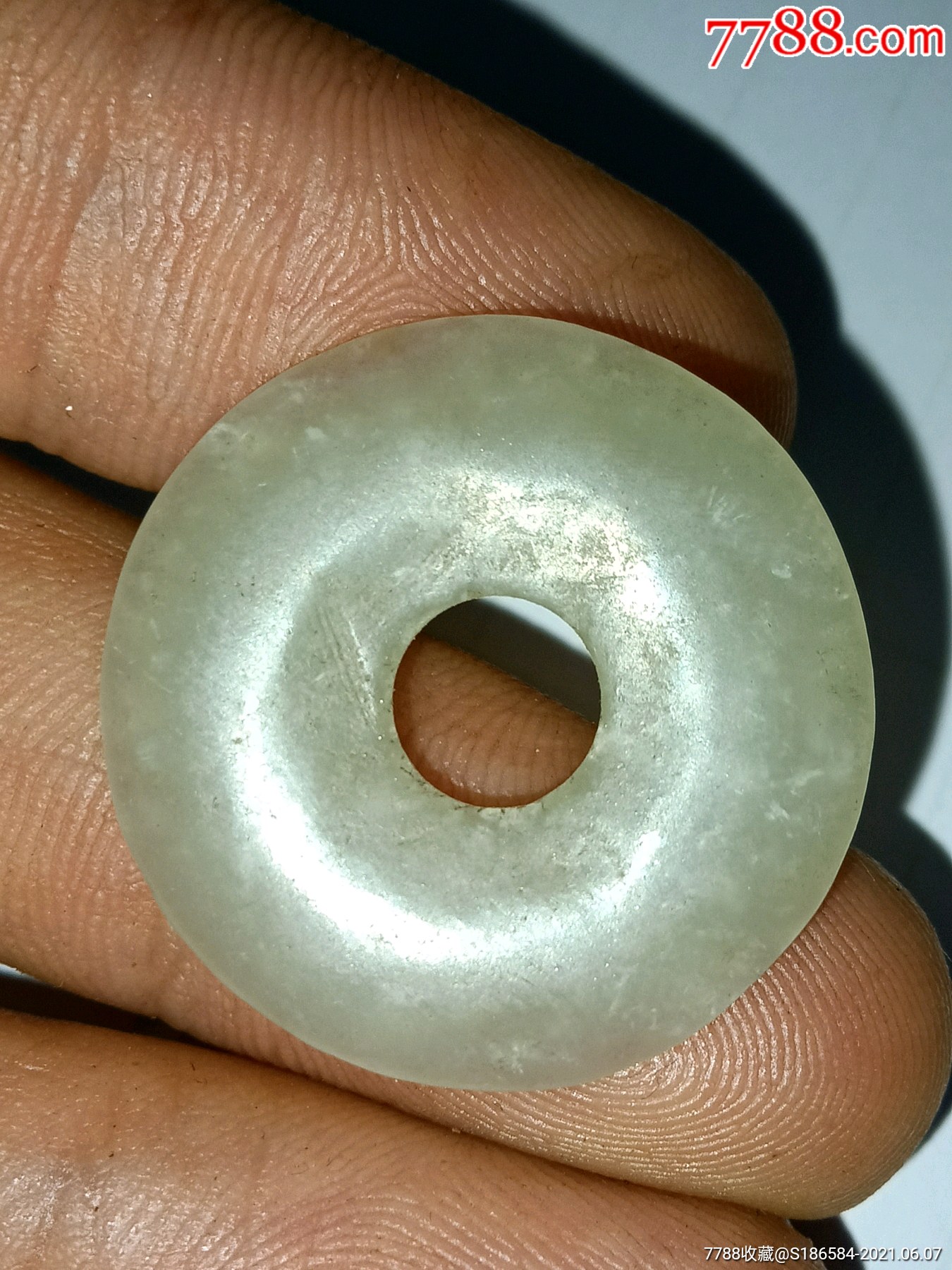 乡下收的老玉平安扣_其他玉石/玉器_第2张_7788茶具