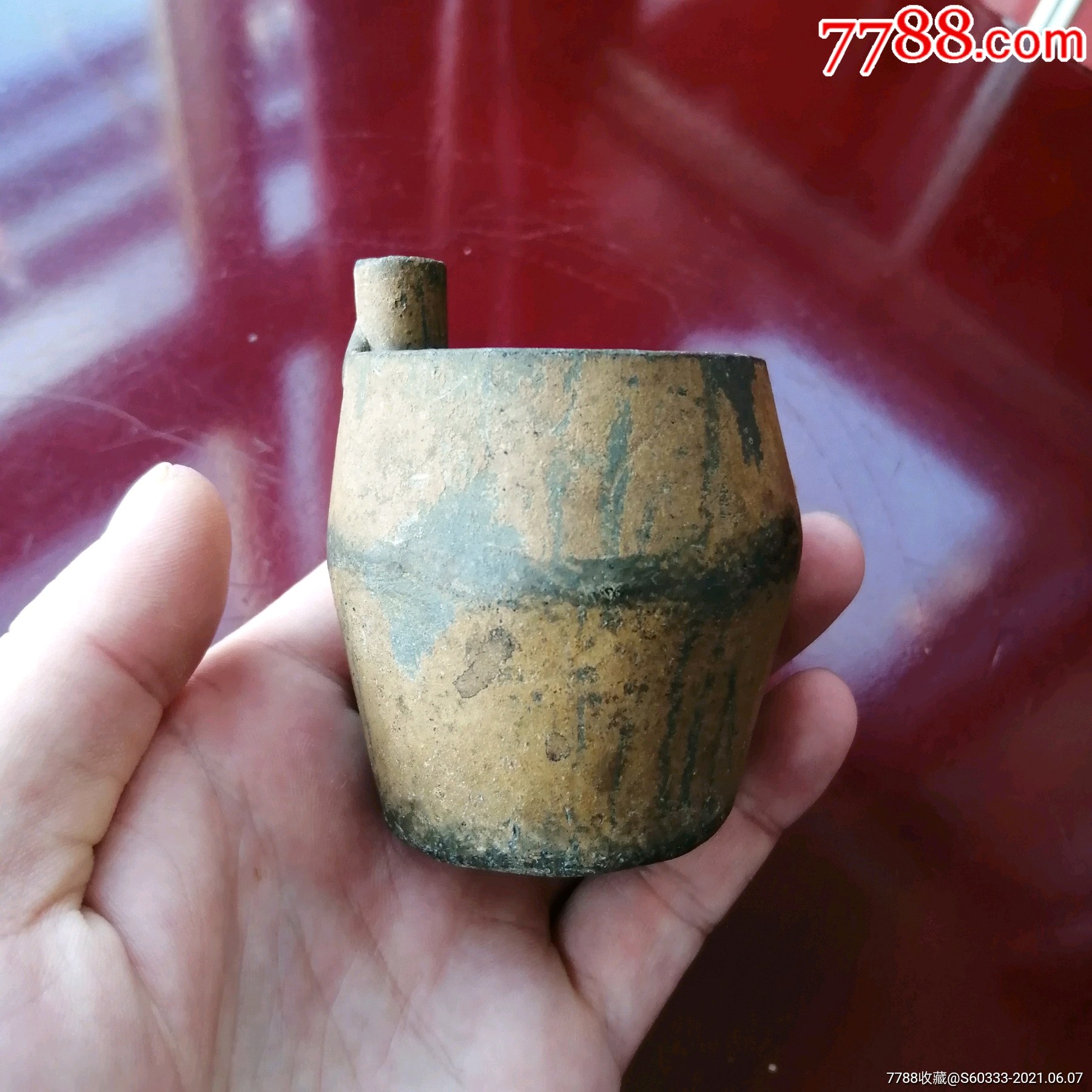 清代锡制酒提子