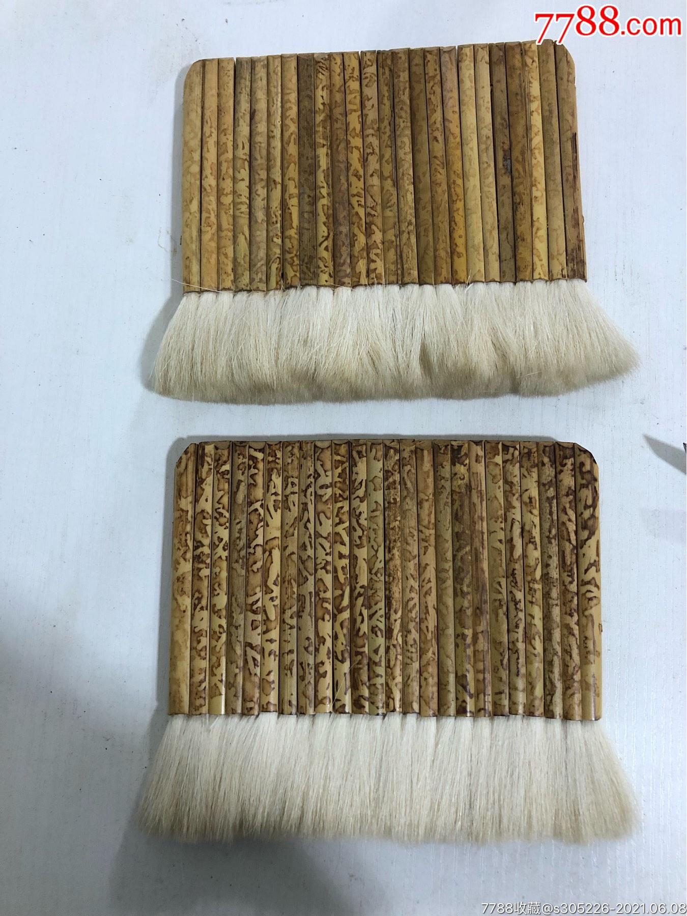 竹制羊毛裱画刷排刷