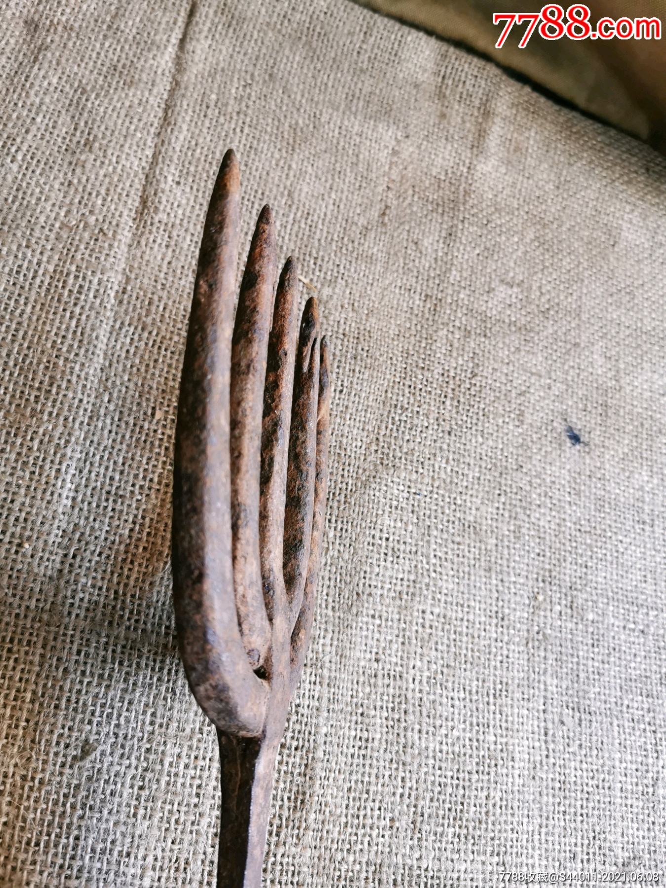 鱼叉,渔具,捕鱼工具,红军时期抗战时期老物件