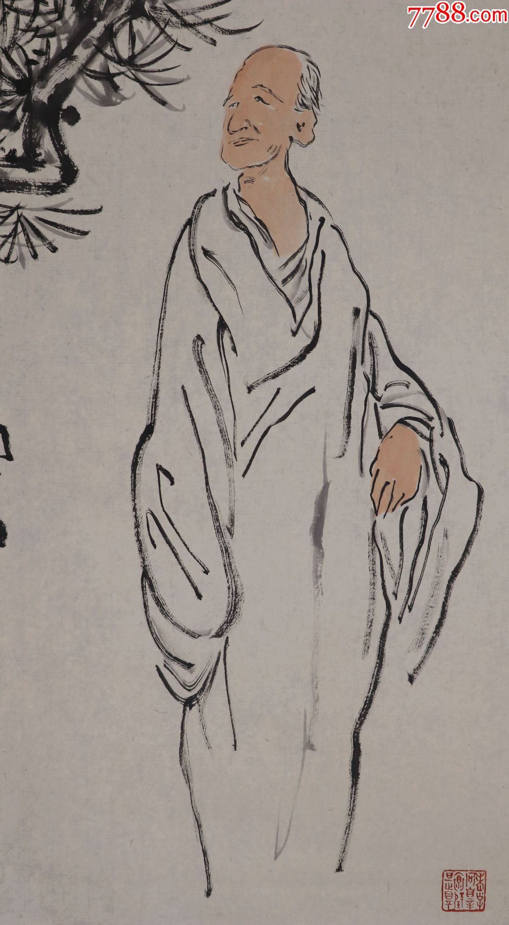 吕凤子,"新金陵画派"先驱,中*美术学院校长,人物