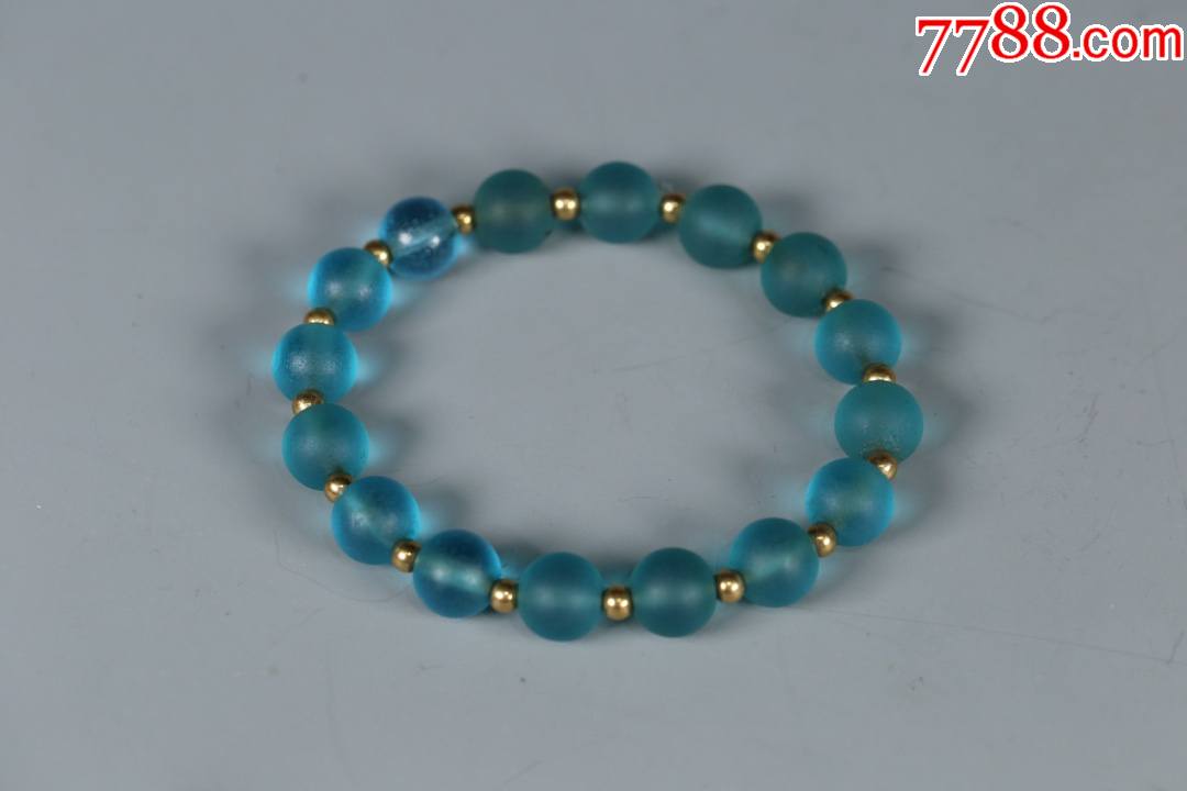 清代,老琉璃手串