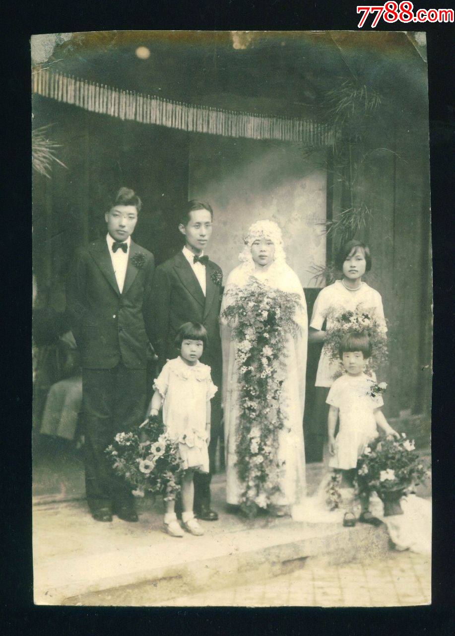 民国结婚老照片-14.5厘米*9厘米
