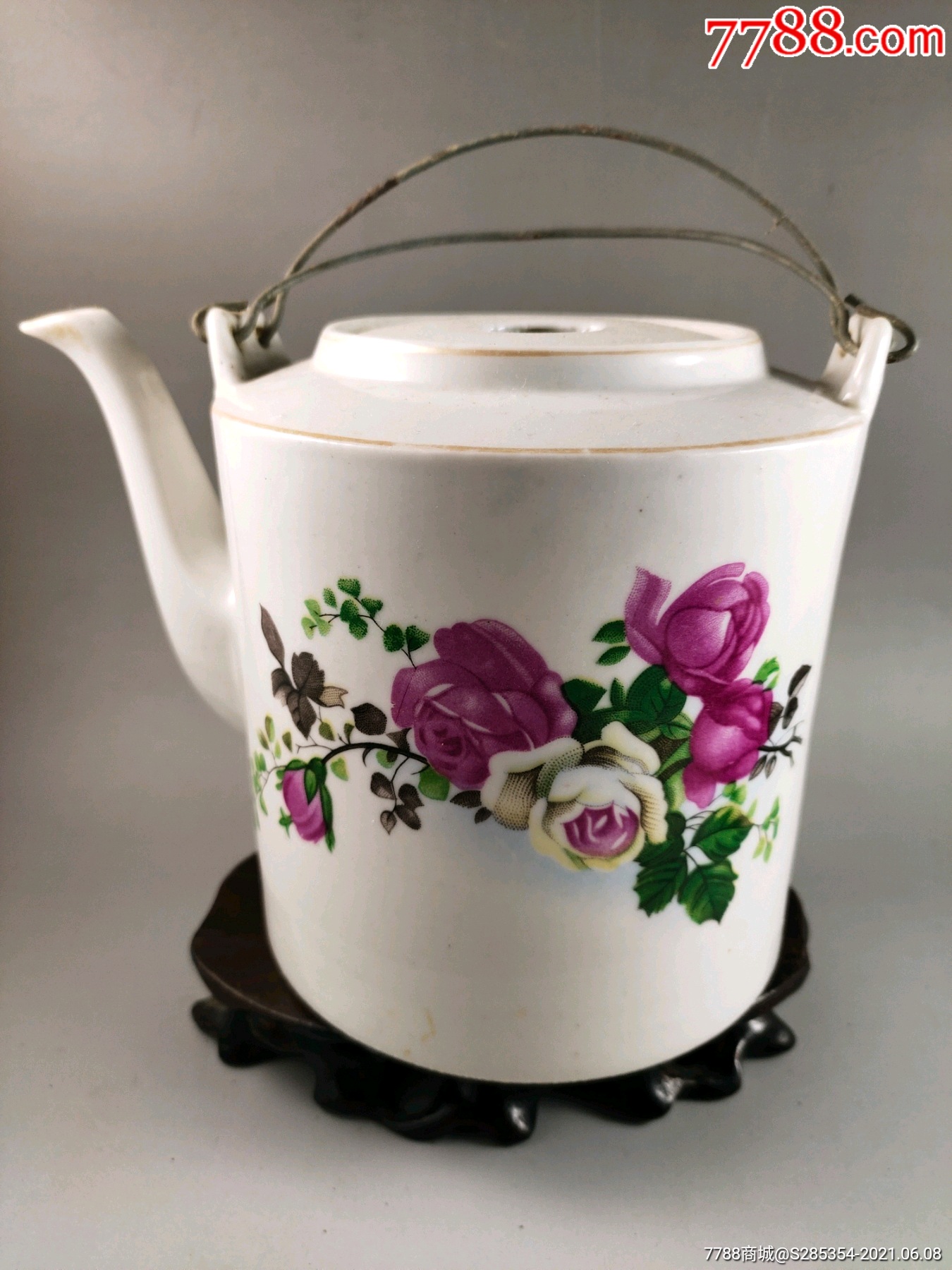 80年代花卉提梁壶全品