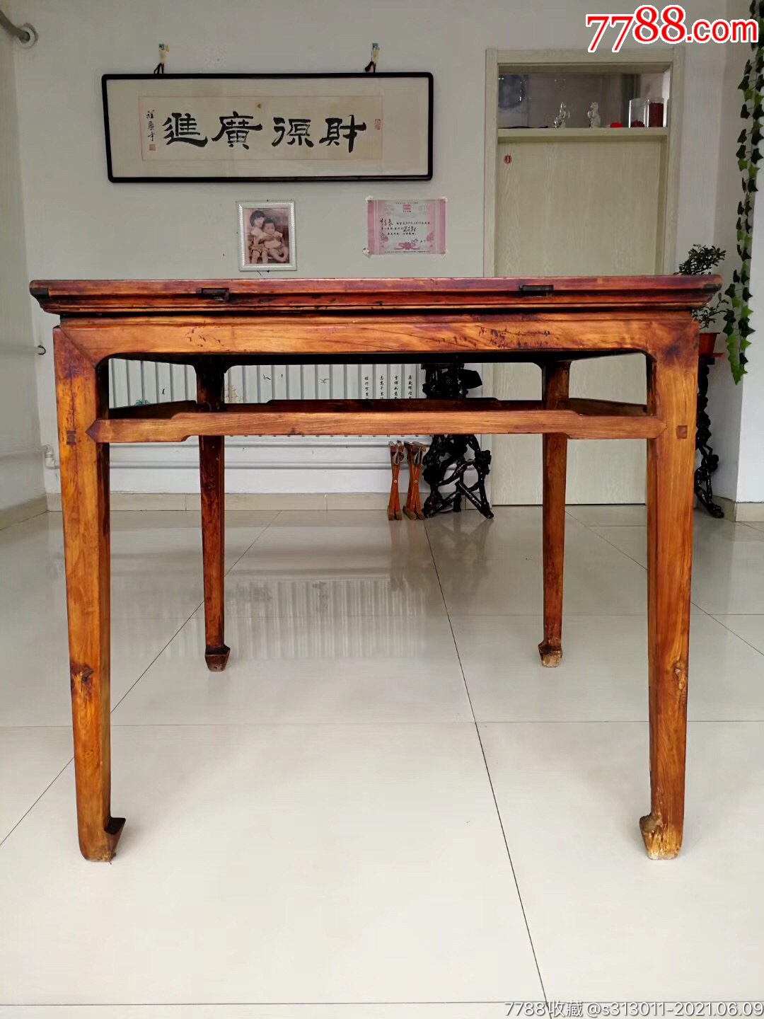 明代黄柏木方桌-价格:4500元-se80721167-木桌/几/案-零售-7788收藏__