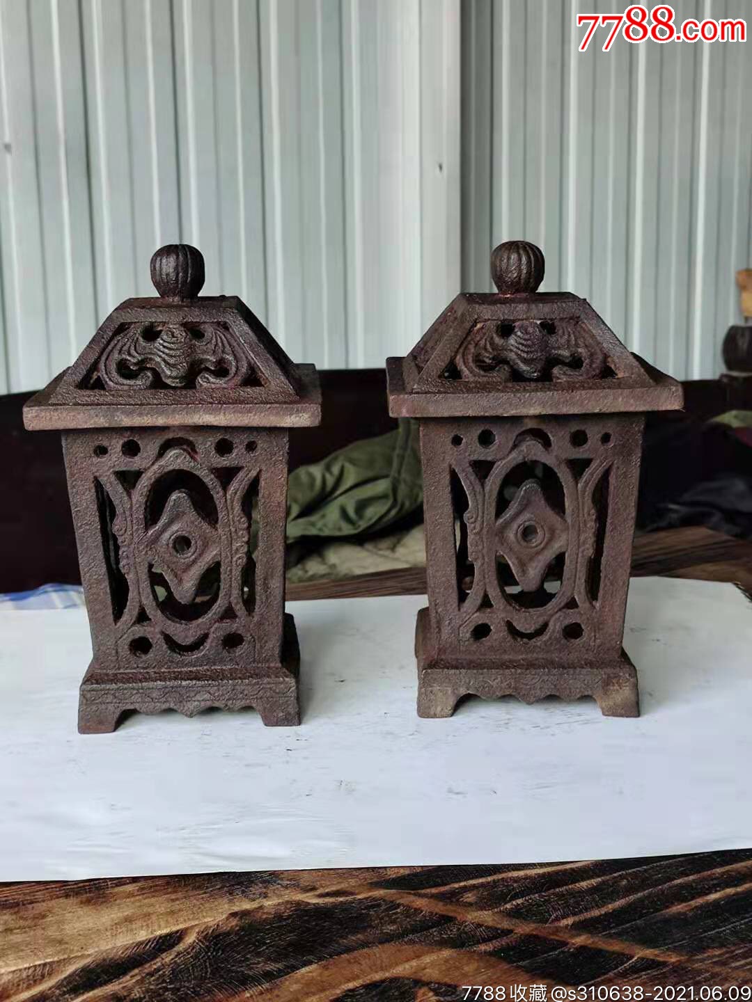 "商品>>>>99民国铁质四方灯炉13五品以下￥1,35099清代