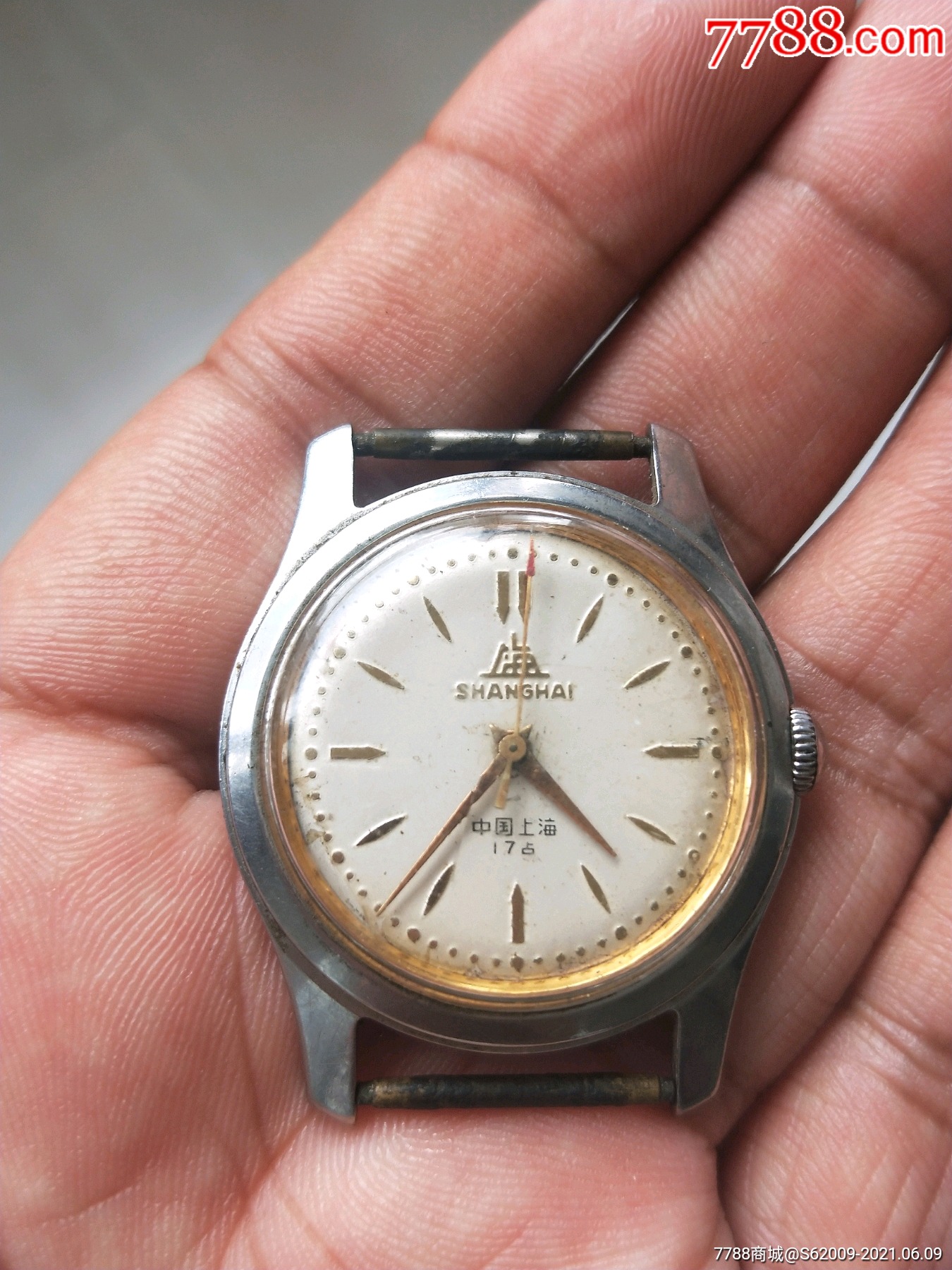 美品老上海a611机械男表-手表/腕表-7788文玩