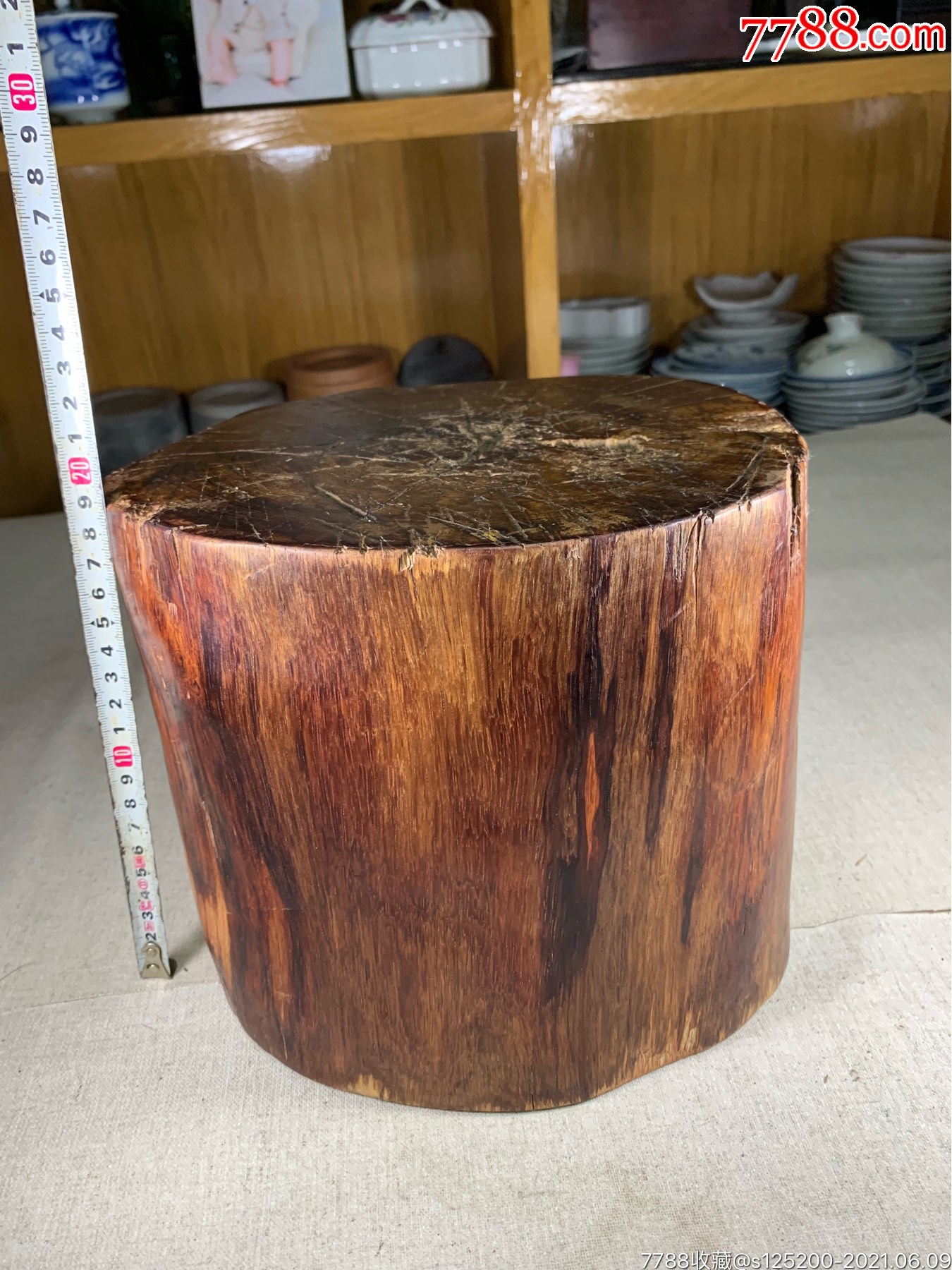 古董古玩收藏杂项清代木根木桩黄花梨木料木器