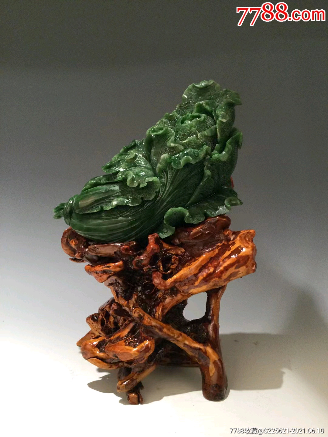 超大和田碧玉白菜摆件