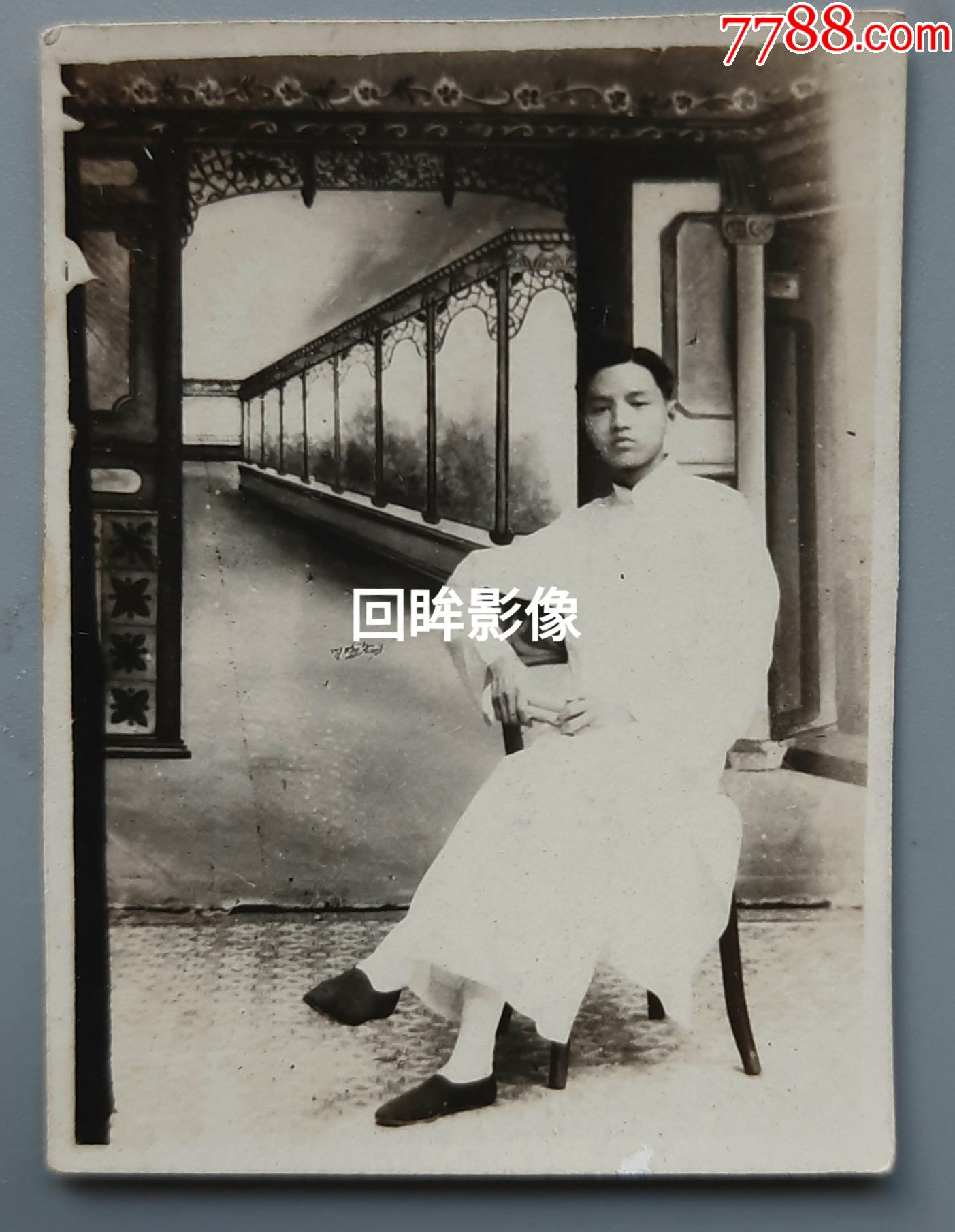 民国男扮女装奇趣照片等5枚合售