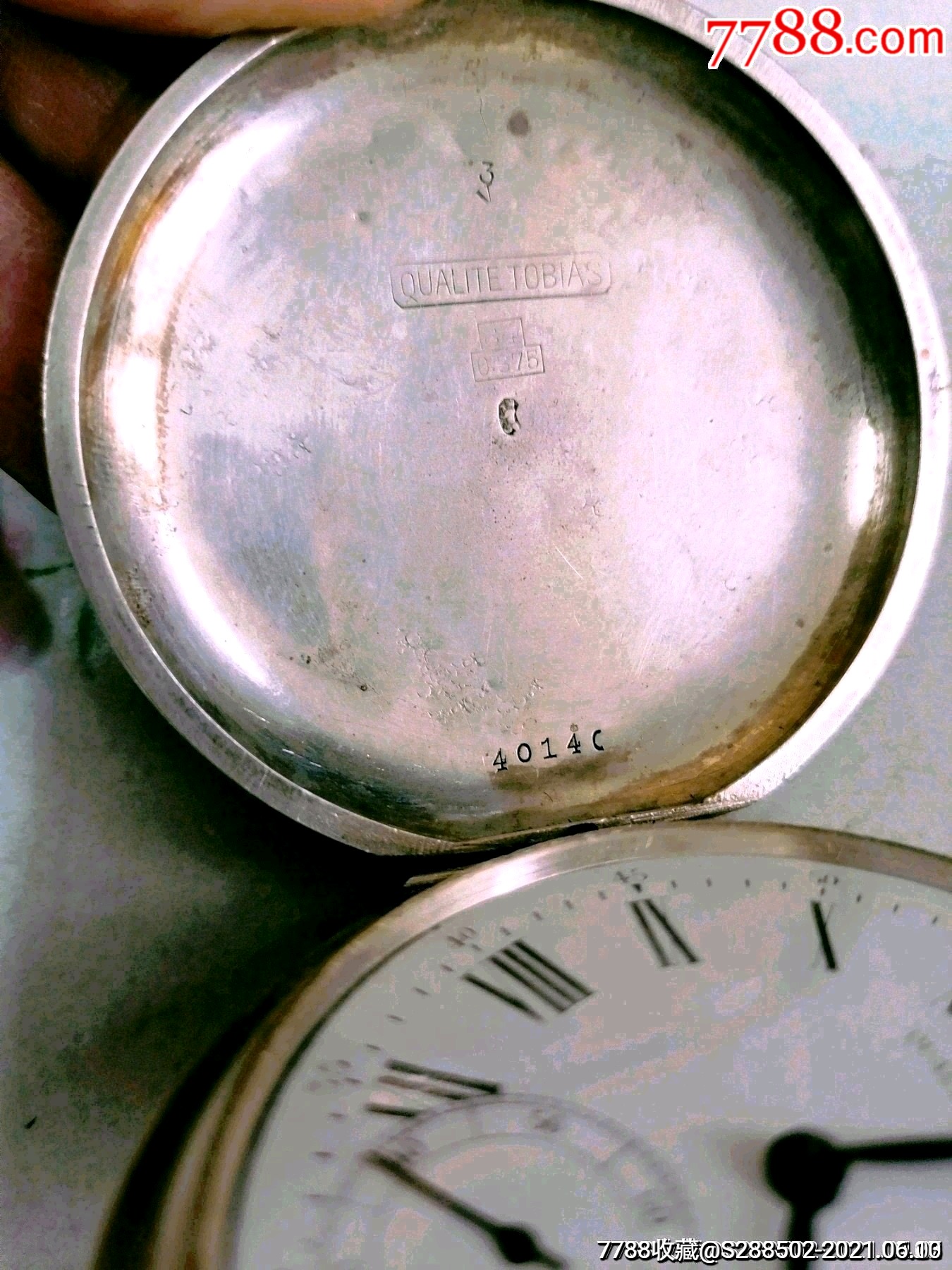 a709银马古董瑞士ancre三开门猎表_怀表/挂表_第4张_7788钟表收藏