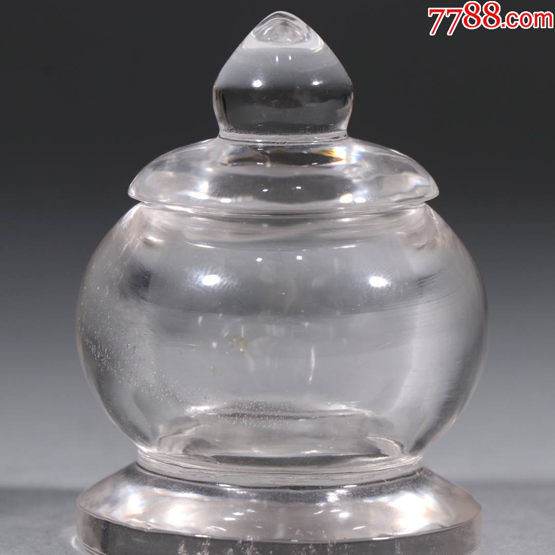 回流白水晶舍利罐