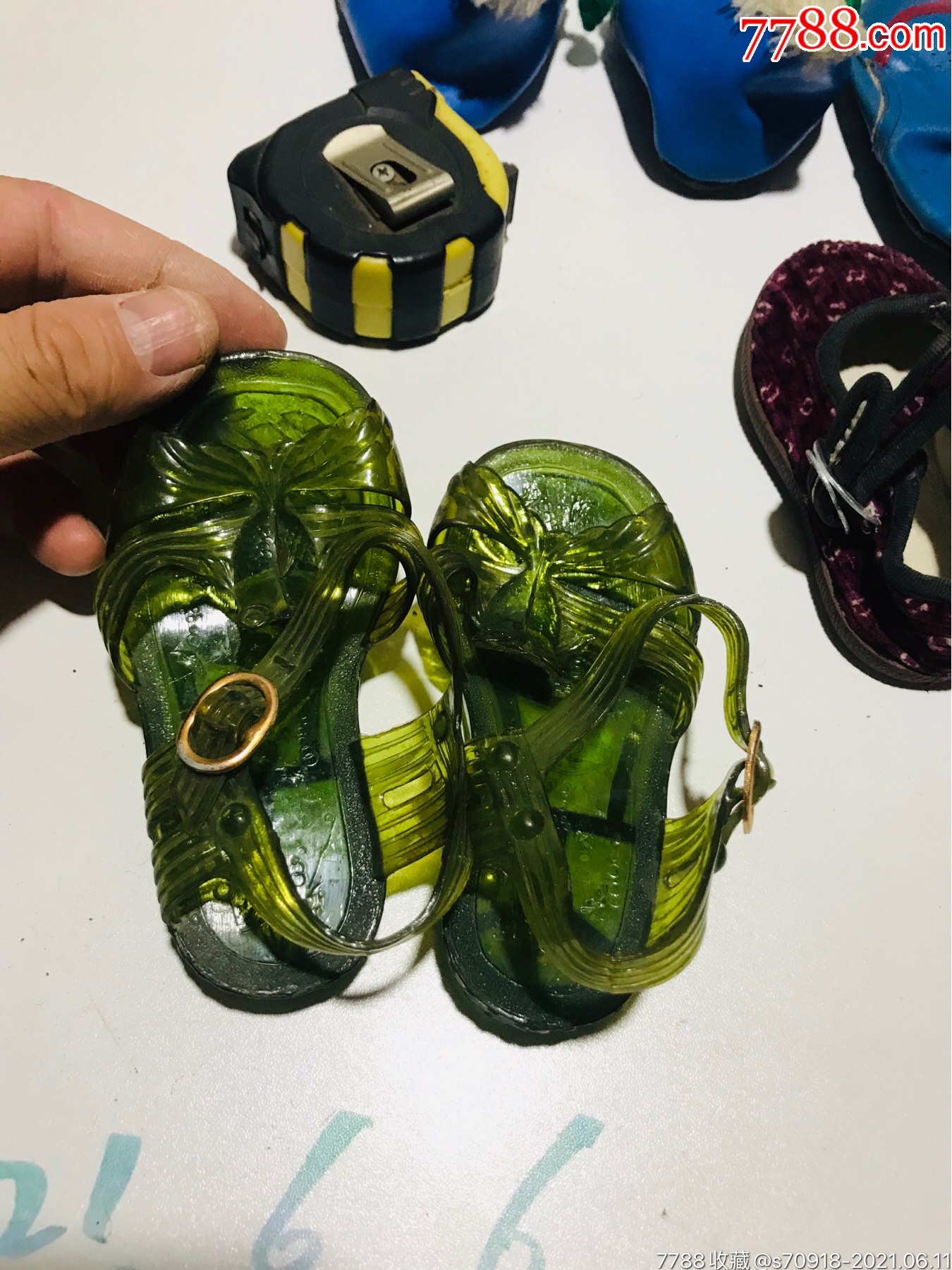 老儿童玩具鞋-北京清河塑料厂-永久