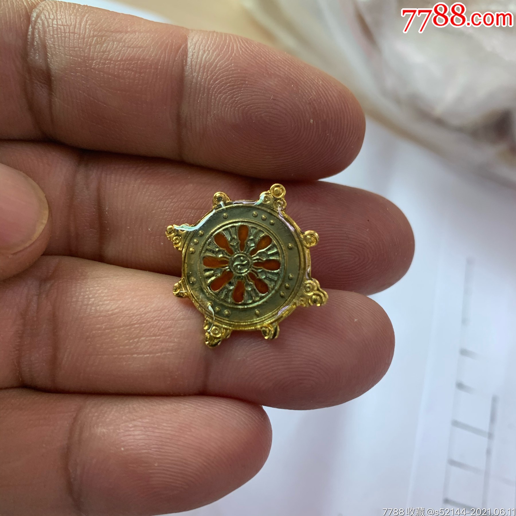 雍和宫纪念章胸花