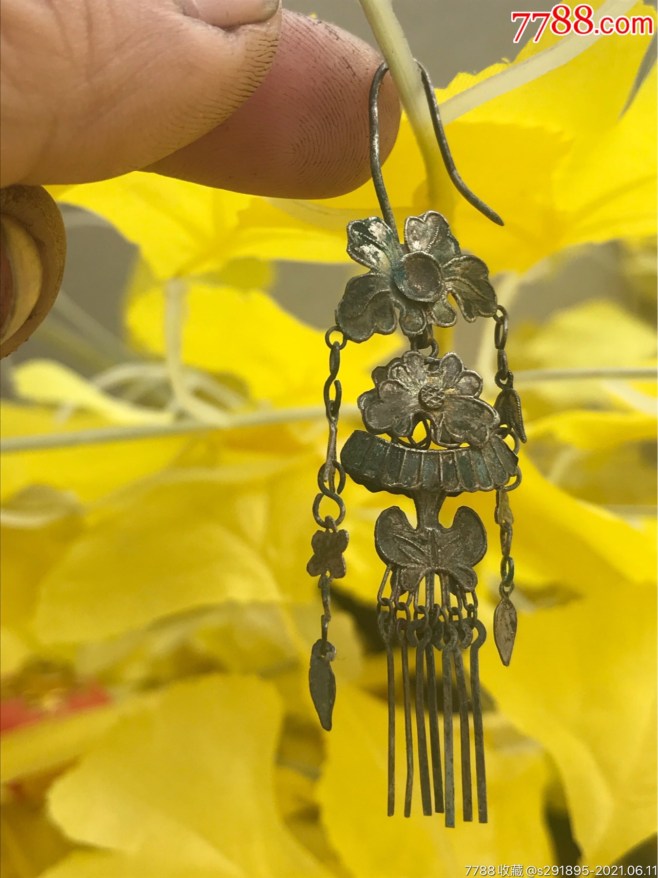 老银耳环
