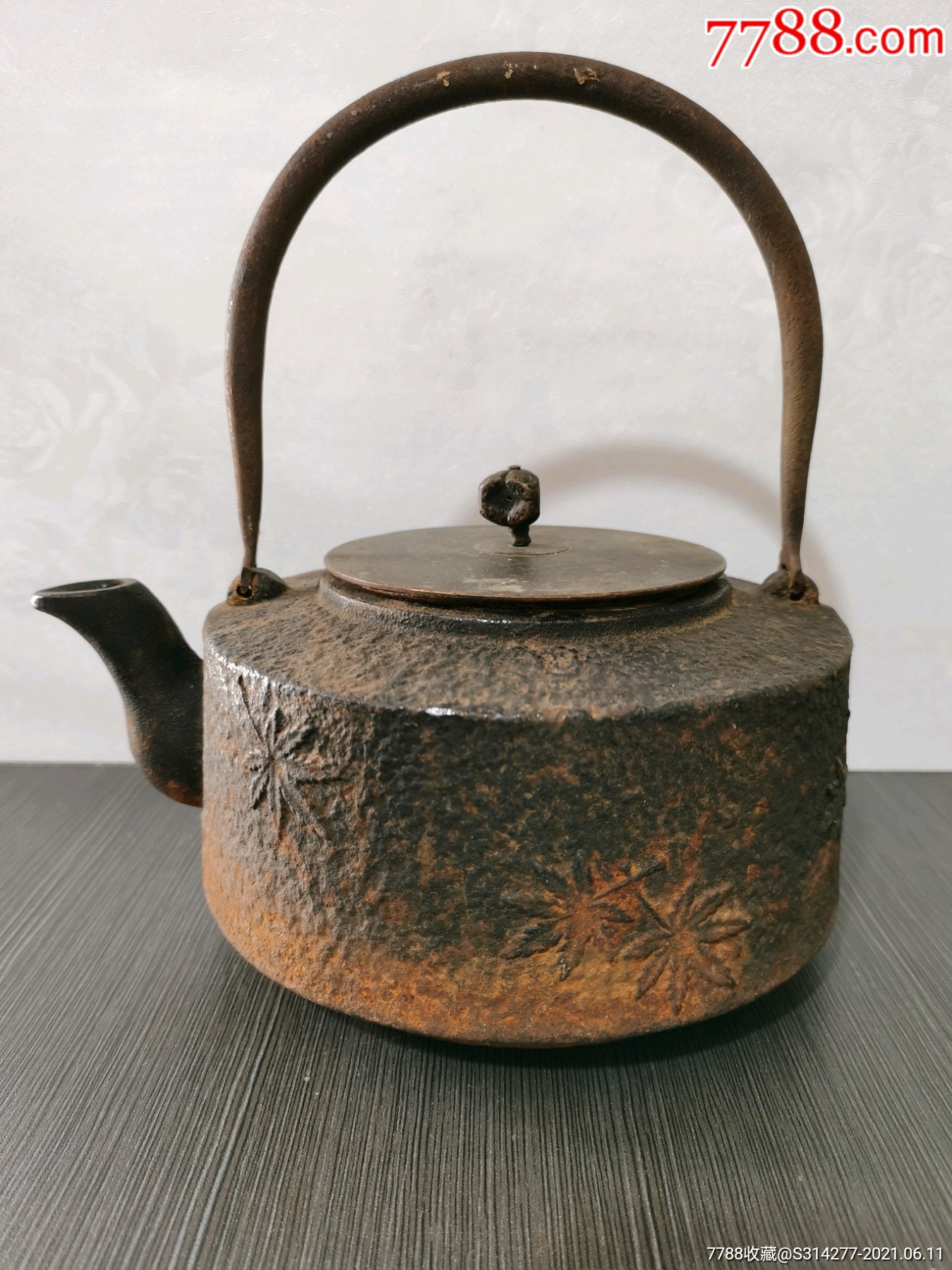 日本铁茶壶-价格:320元-se80775191-日本铁壶/铁壶-零售-7788收藏