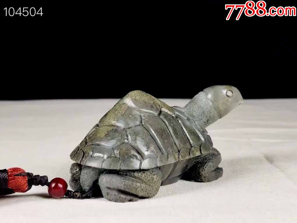 墨彩田黄石乌龟_寿山石_第2张_7788奇石收藏