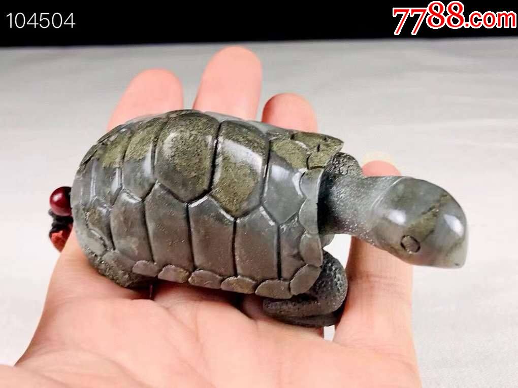墨彩田黄石乌龟_寿山石_第8张_7788奇石收藏