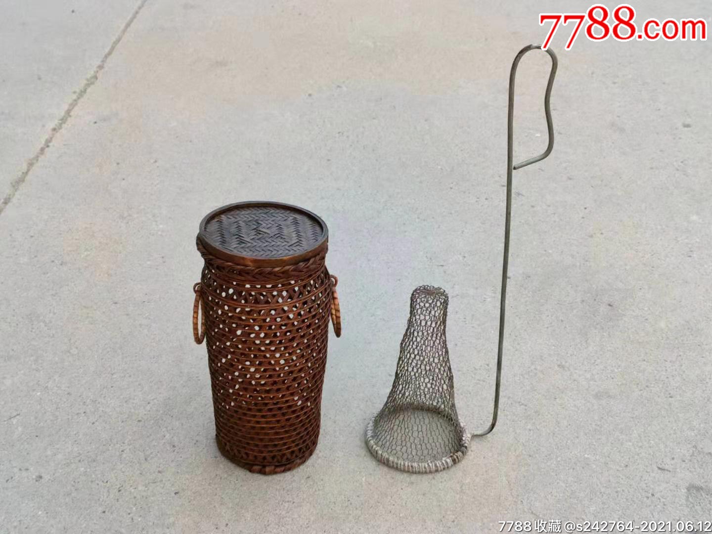 民国捕蛐蛐工具一套全品包老