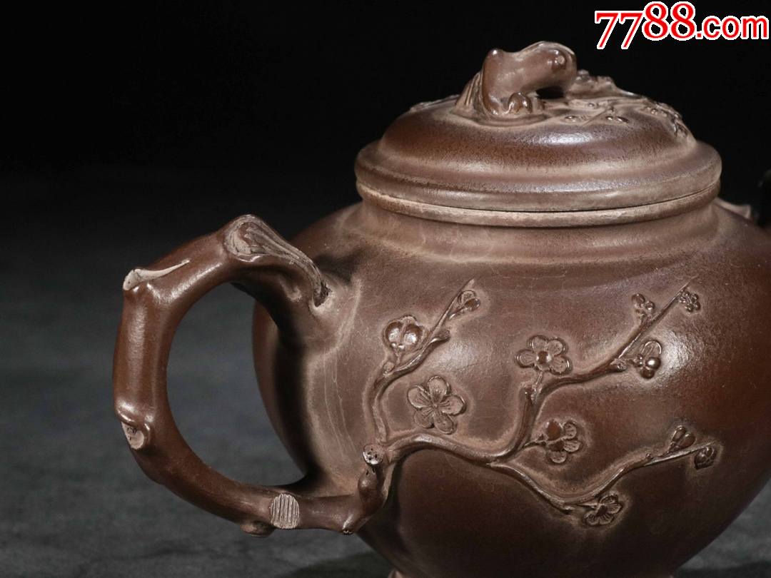 xmy7708梅花报春纹壶_紫砂壶_鉴别图片_收藏价格_7788陶器收藏