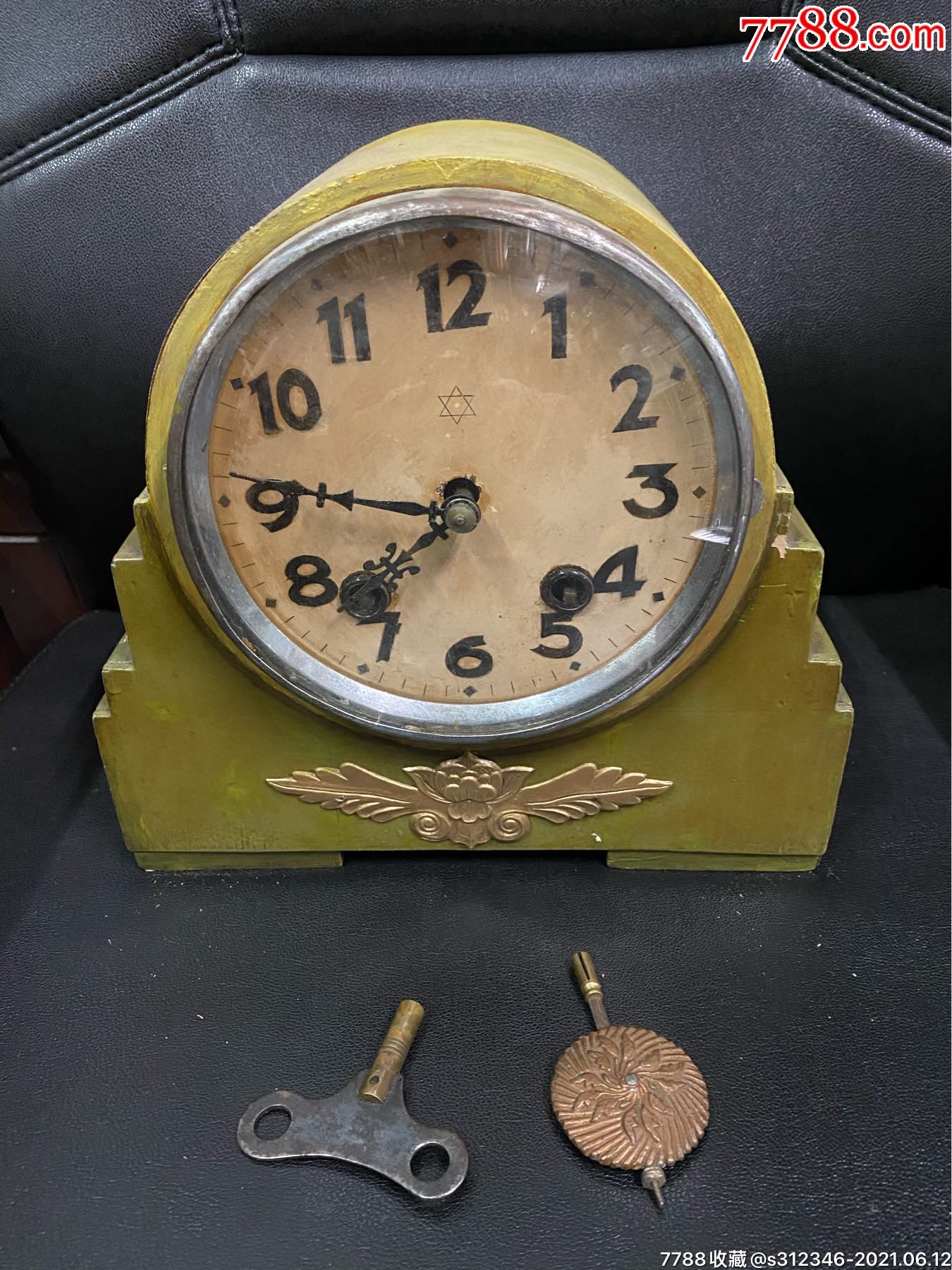 民国宝字牌北极星台钟