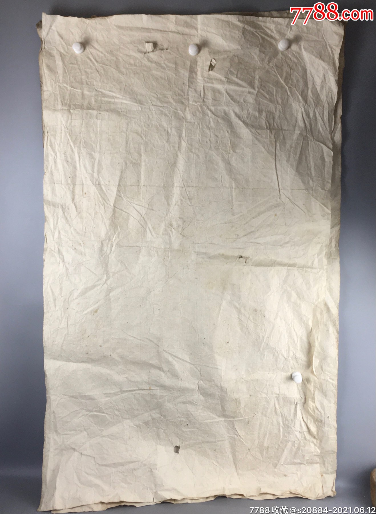 民国时期的老宣纸两张挺厚的