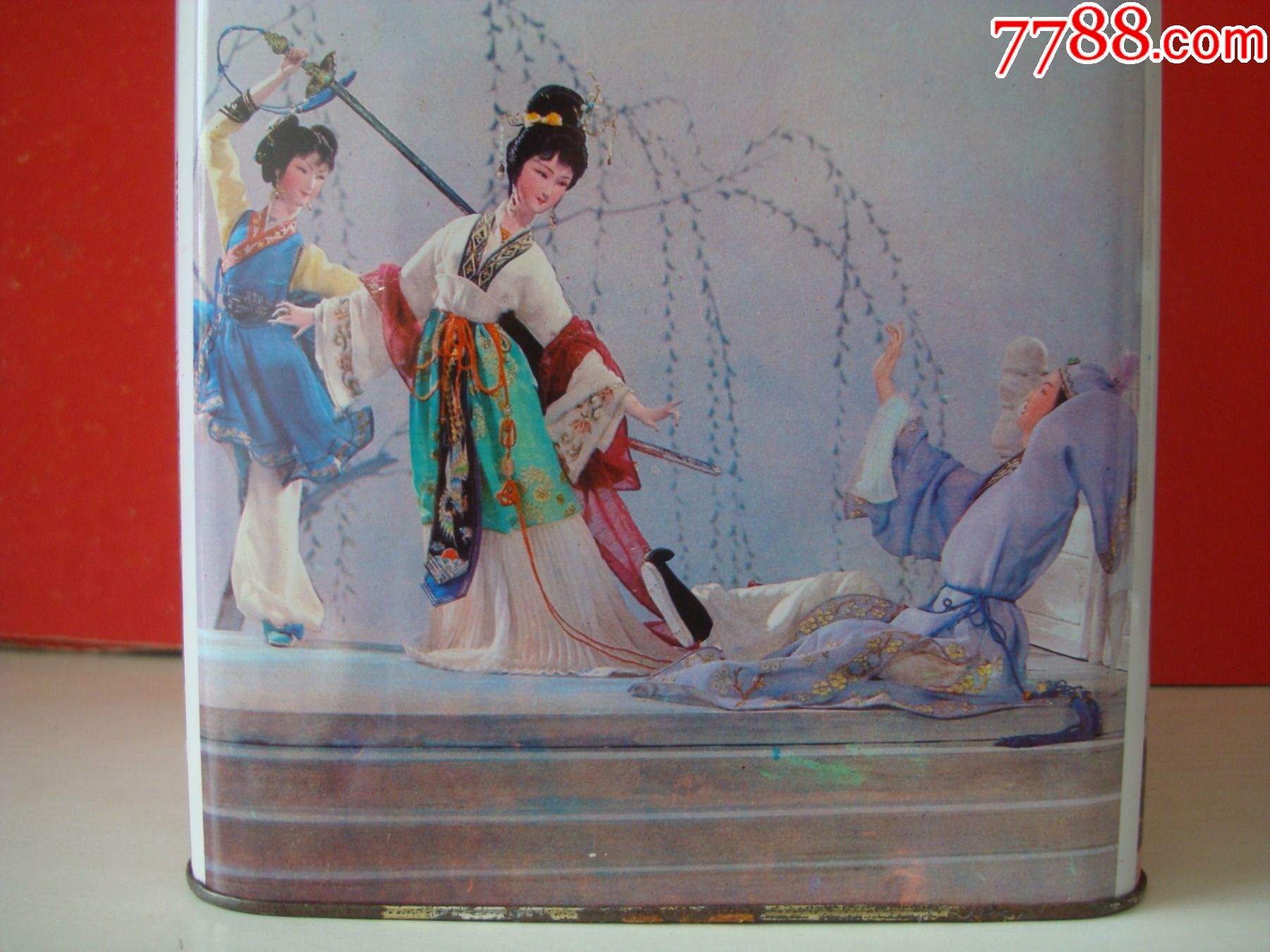 铁皮盒饼干盒――白蛇传经典之雷峰塔倒掉游湖借伞盗仙草断桥相会