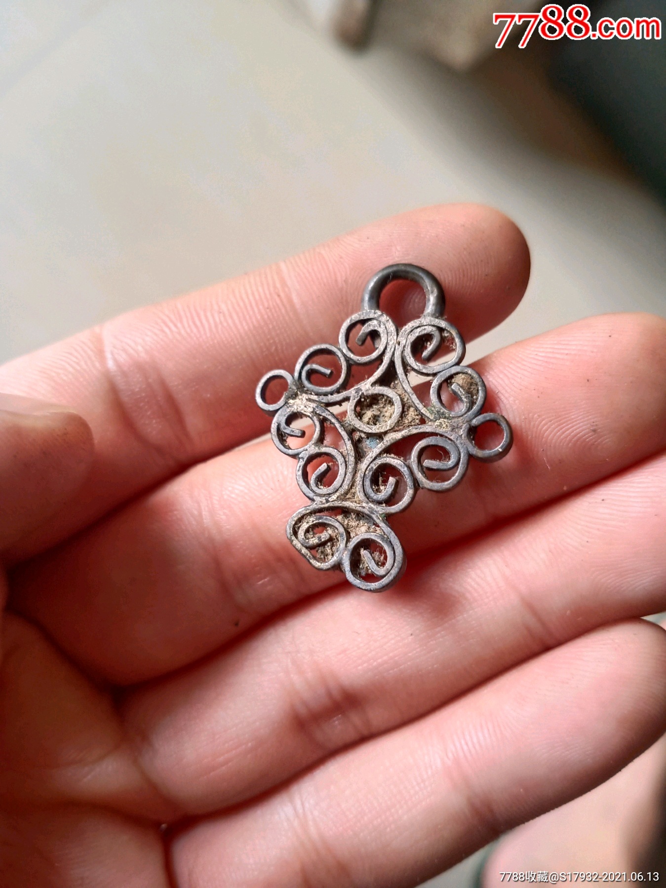 清末民初银挂饰