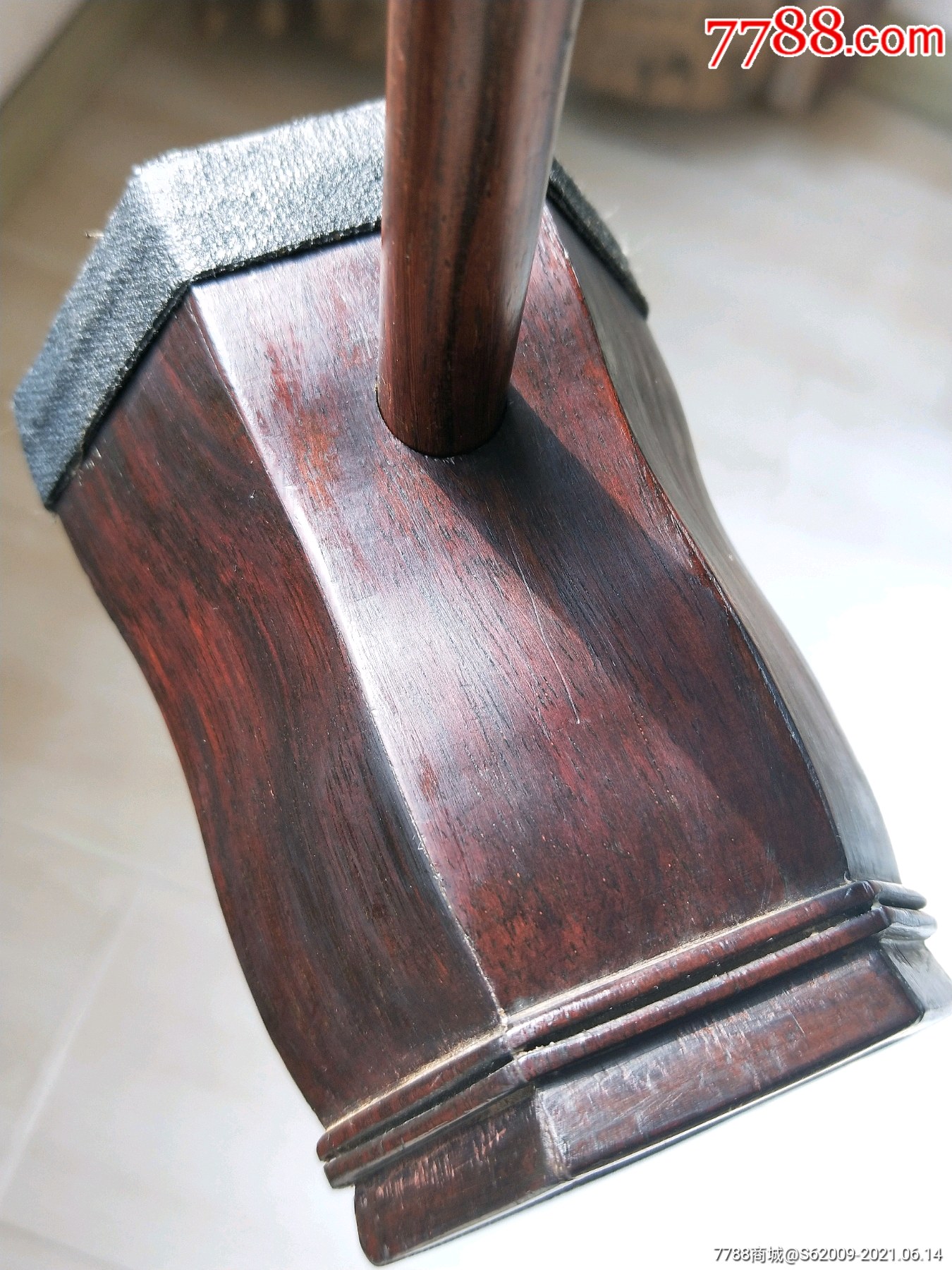 清末好品海南黄花梨木老京二胡