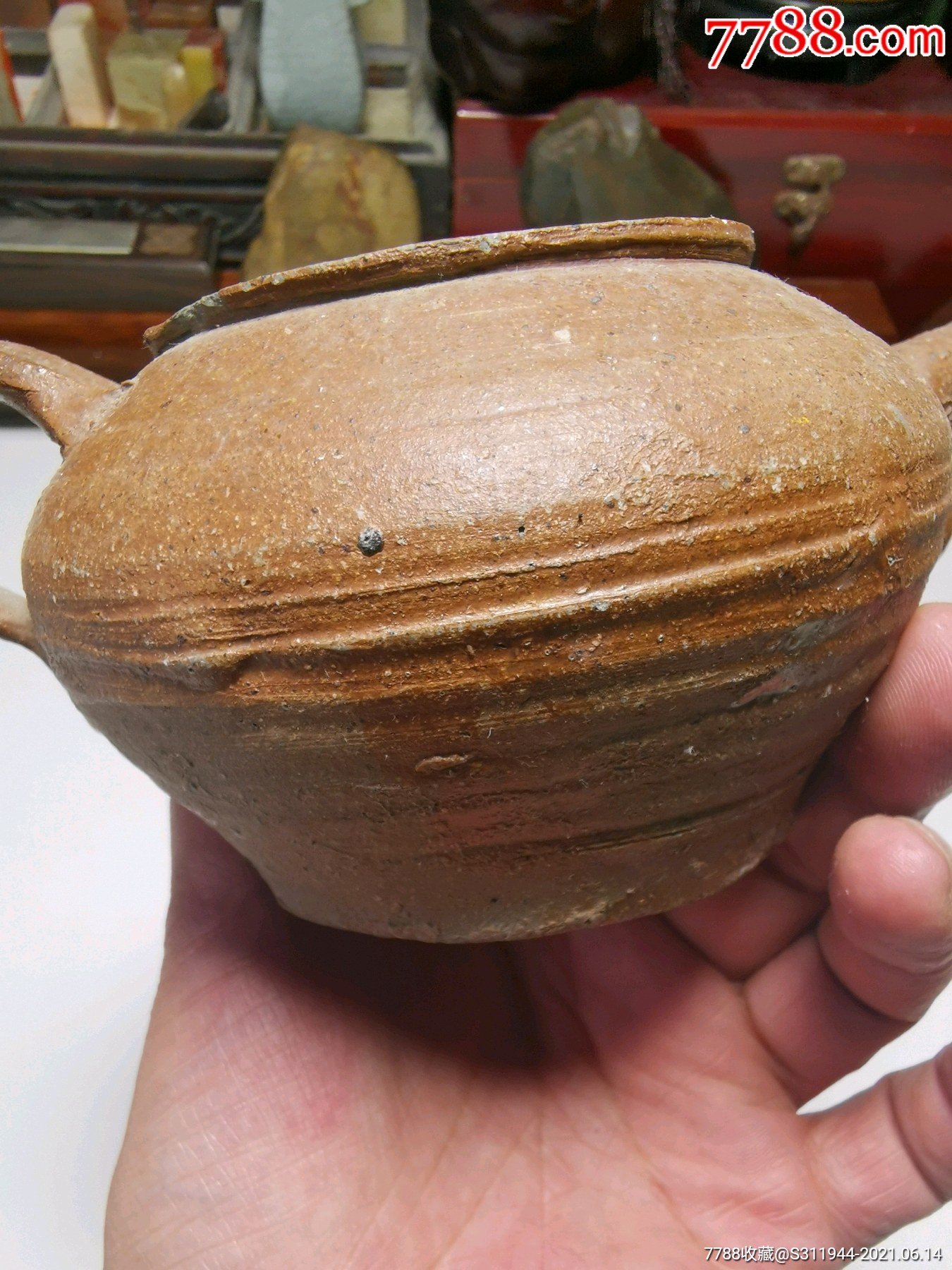 茶壶保真,土茶壶把玩收藏