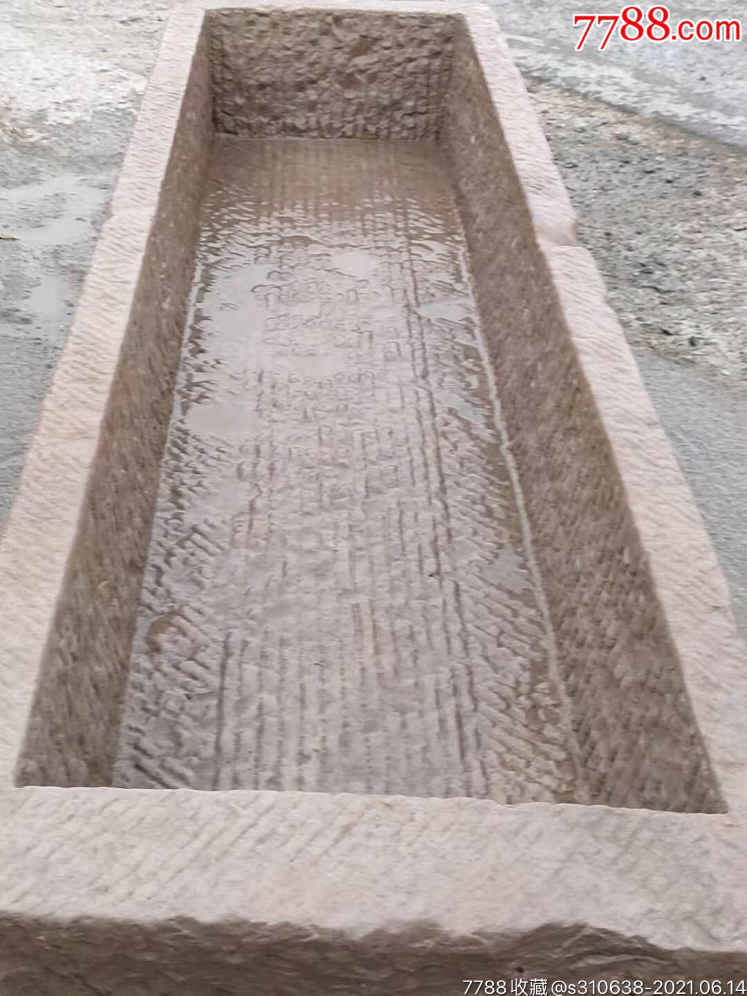 清代精品白石大马槽14