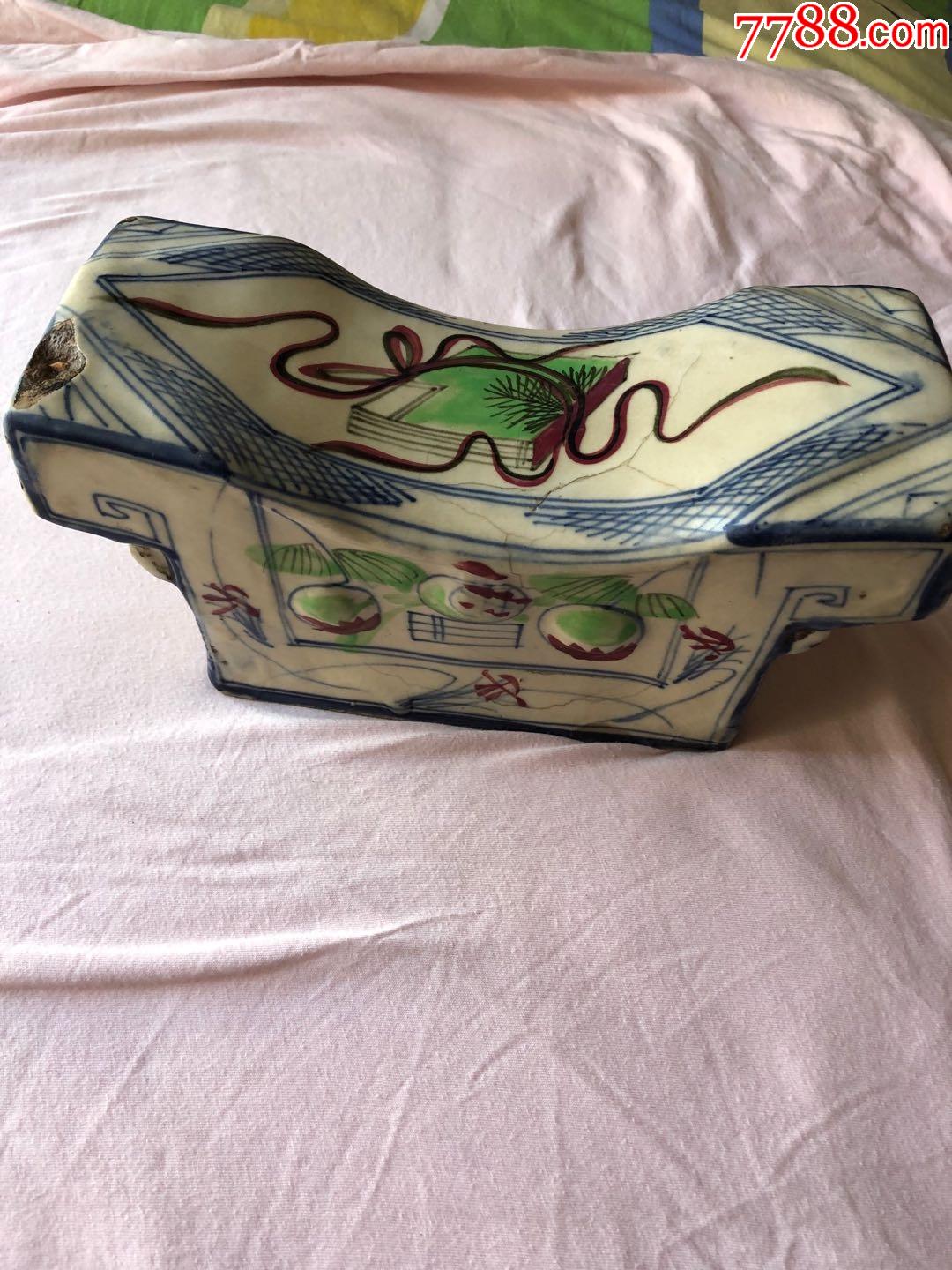 青花釉里红瓷枕_价格400元_第1张_7788收藏__收藏热线