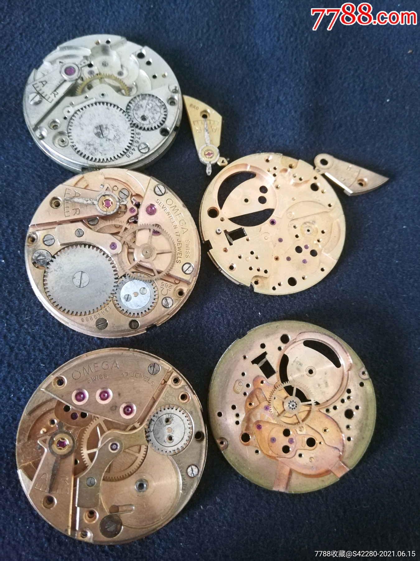 欧米茄285手卷机芯配件