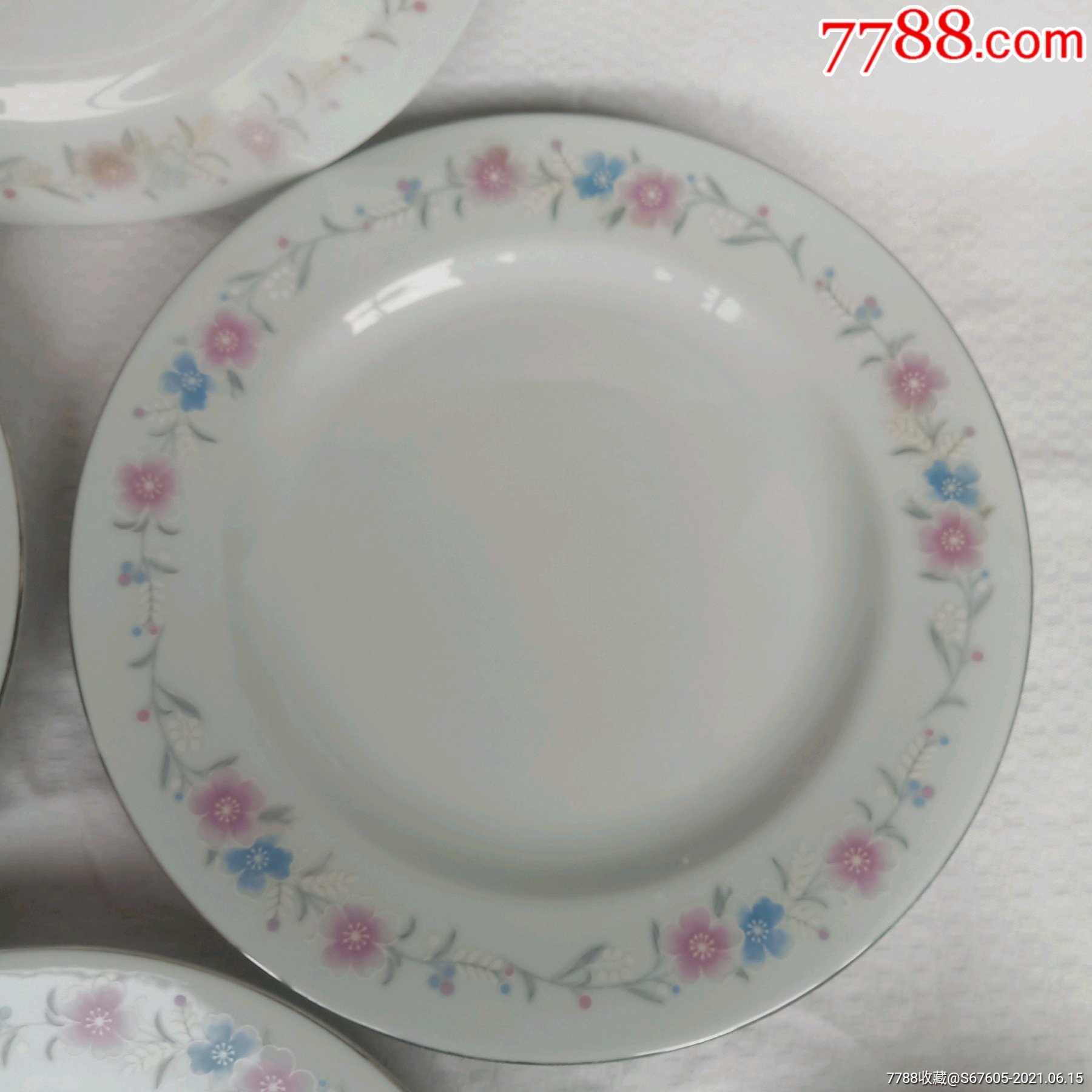 国光底款瓷盘四个包邮价