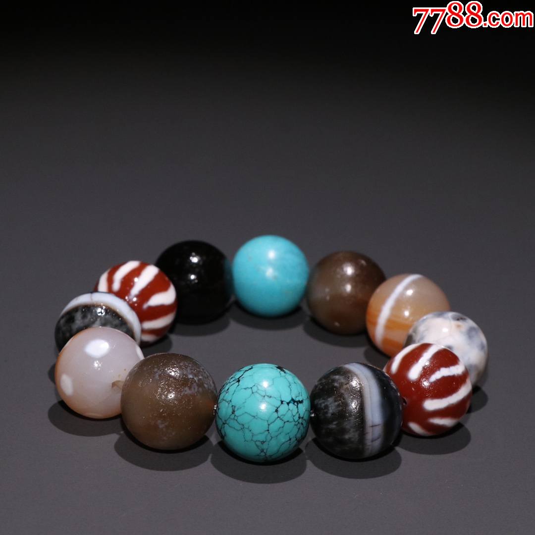 旧藏藏传多宝手串