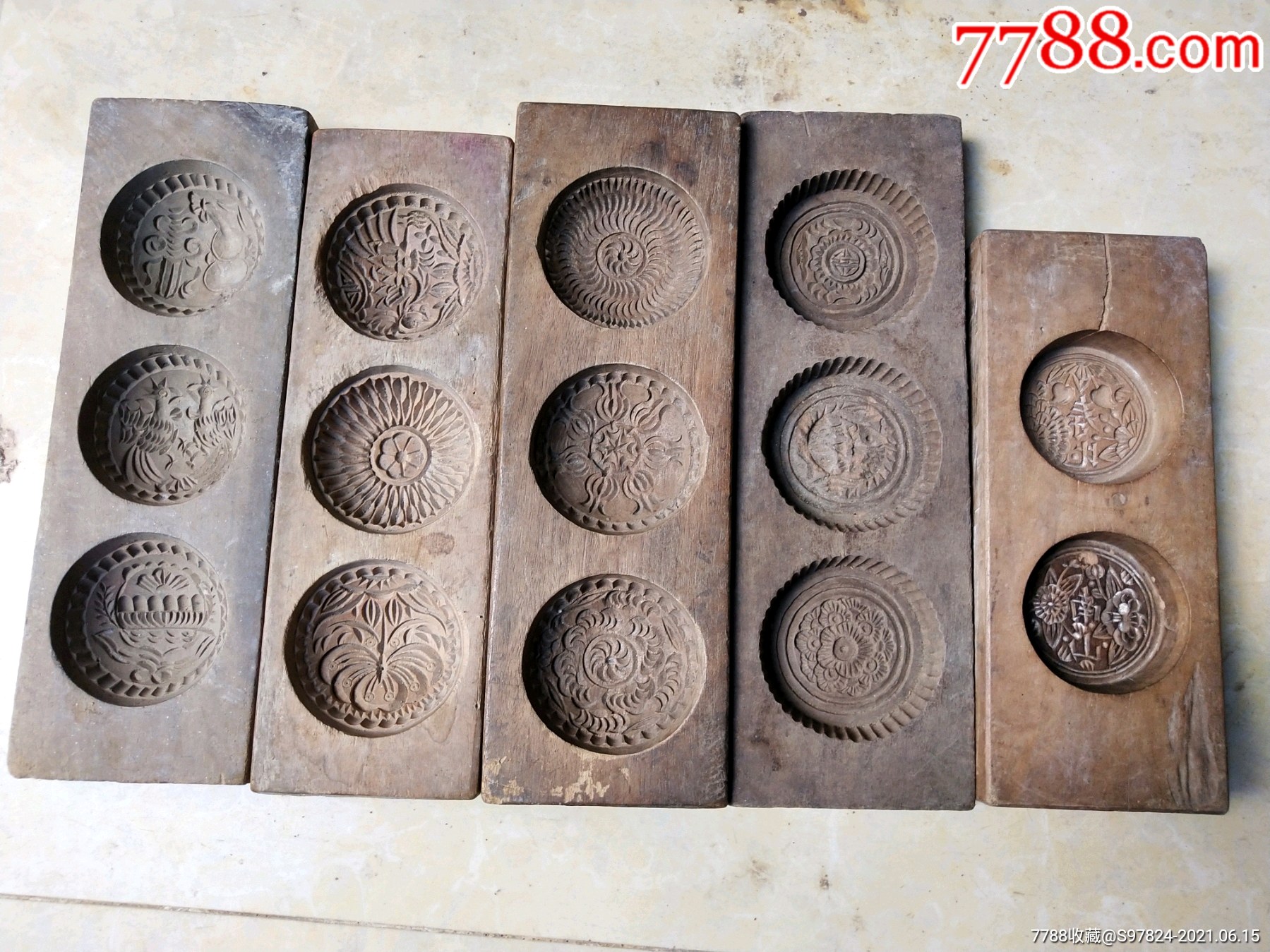 月饼模具饼印糍粑模糕点磨具月饼印果印个