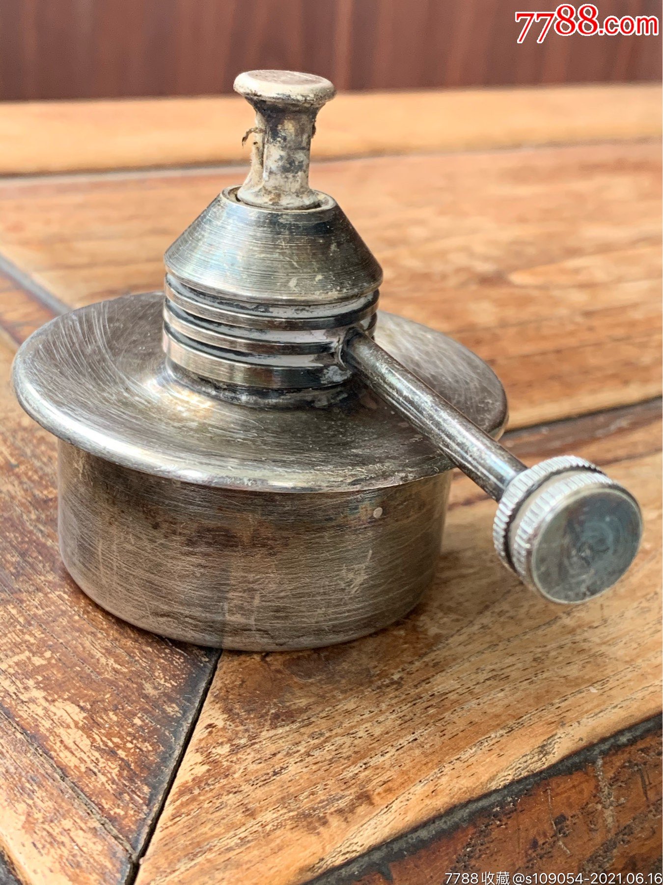 酒精灯镀银酒精炉老酒精灯酒精炉铜镀银