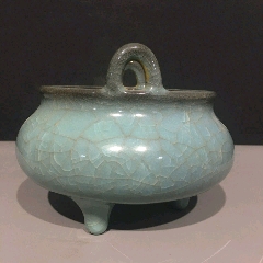 属性:豆青釉,民国                                    ,碗,汝窑