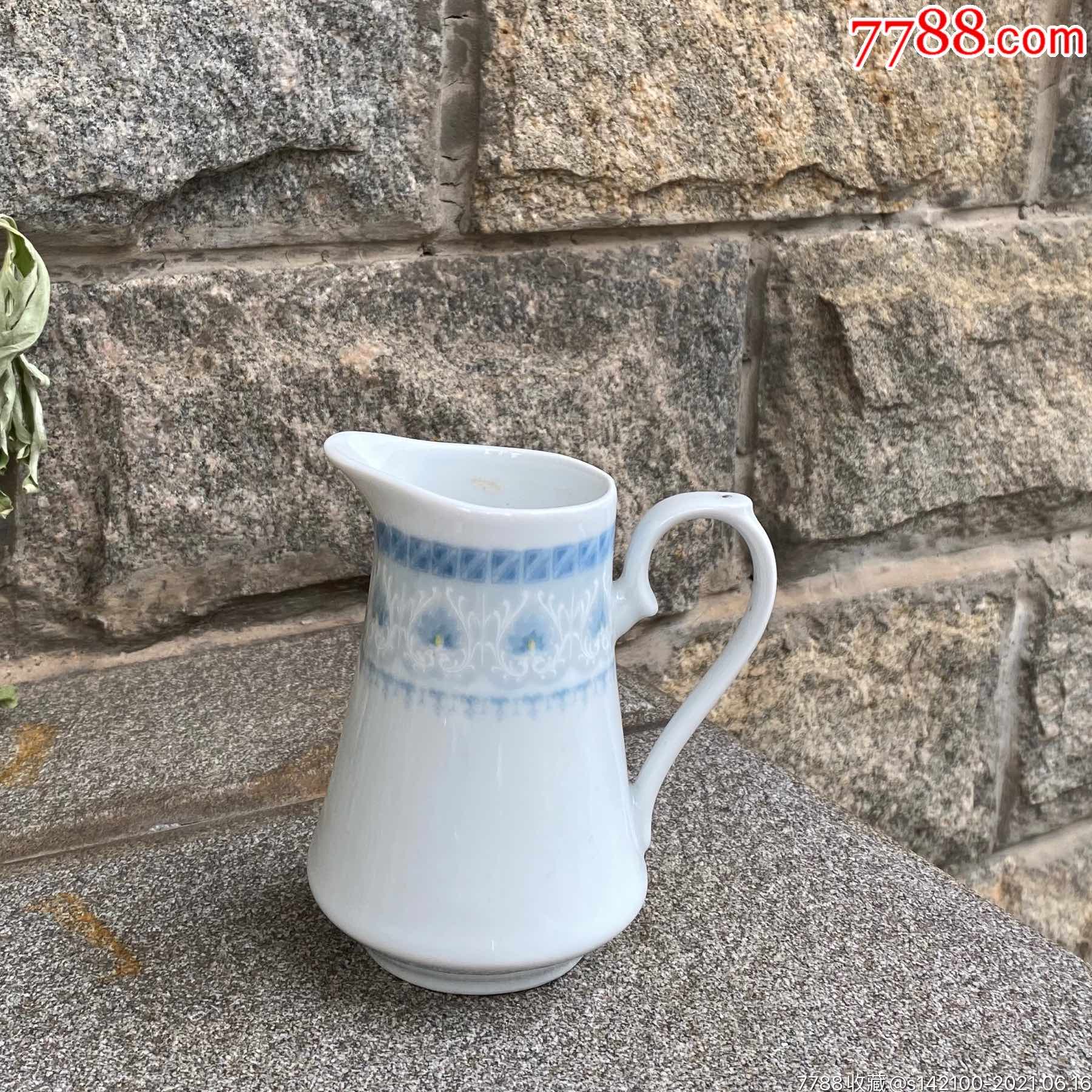 醴陵群力80年代团凤奶杯公道杯包老保真收藏