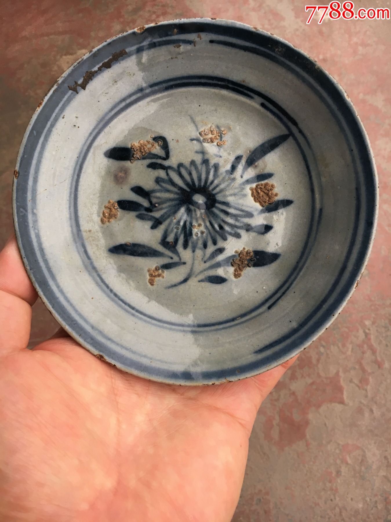 磁州窑系青花盘