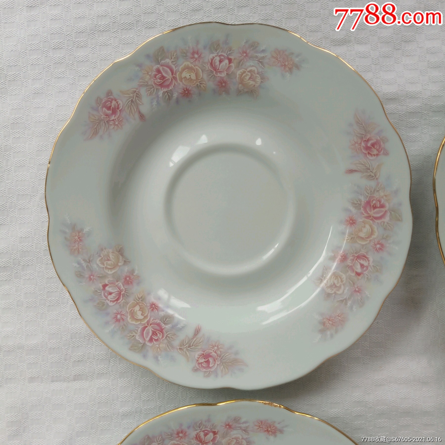 出口创汇时期瓷盘四个包邮价