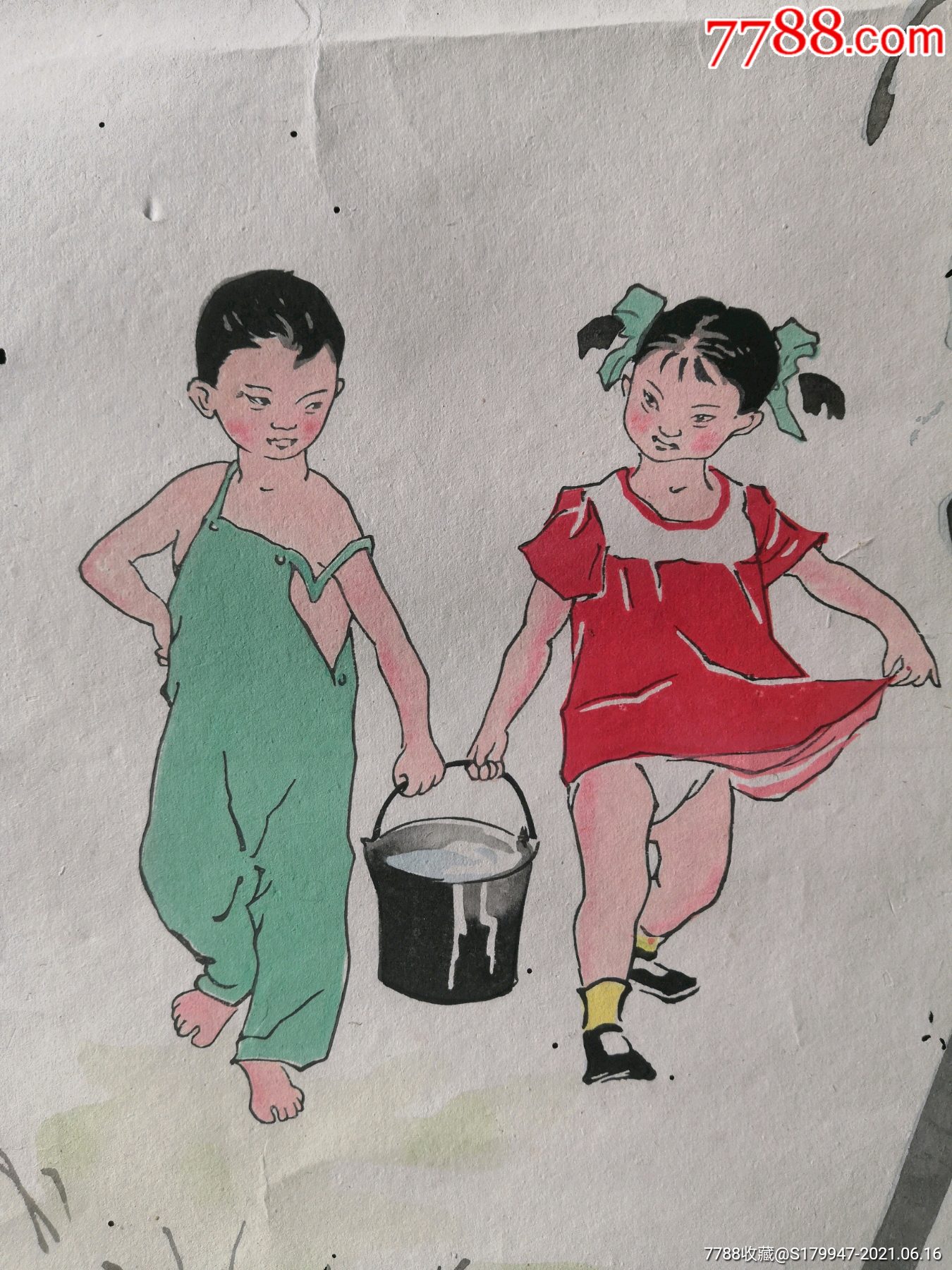 吴冠中人物作品