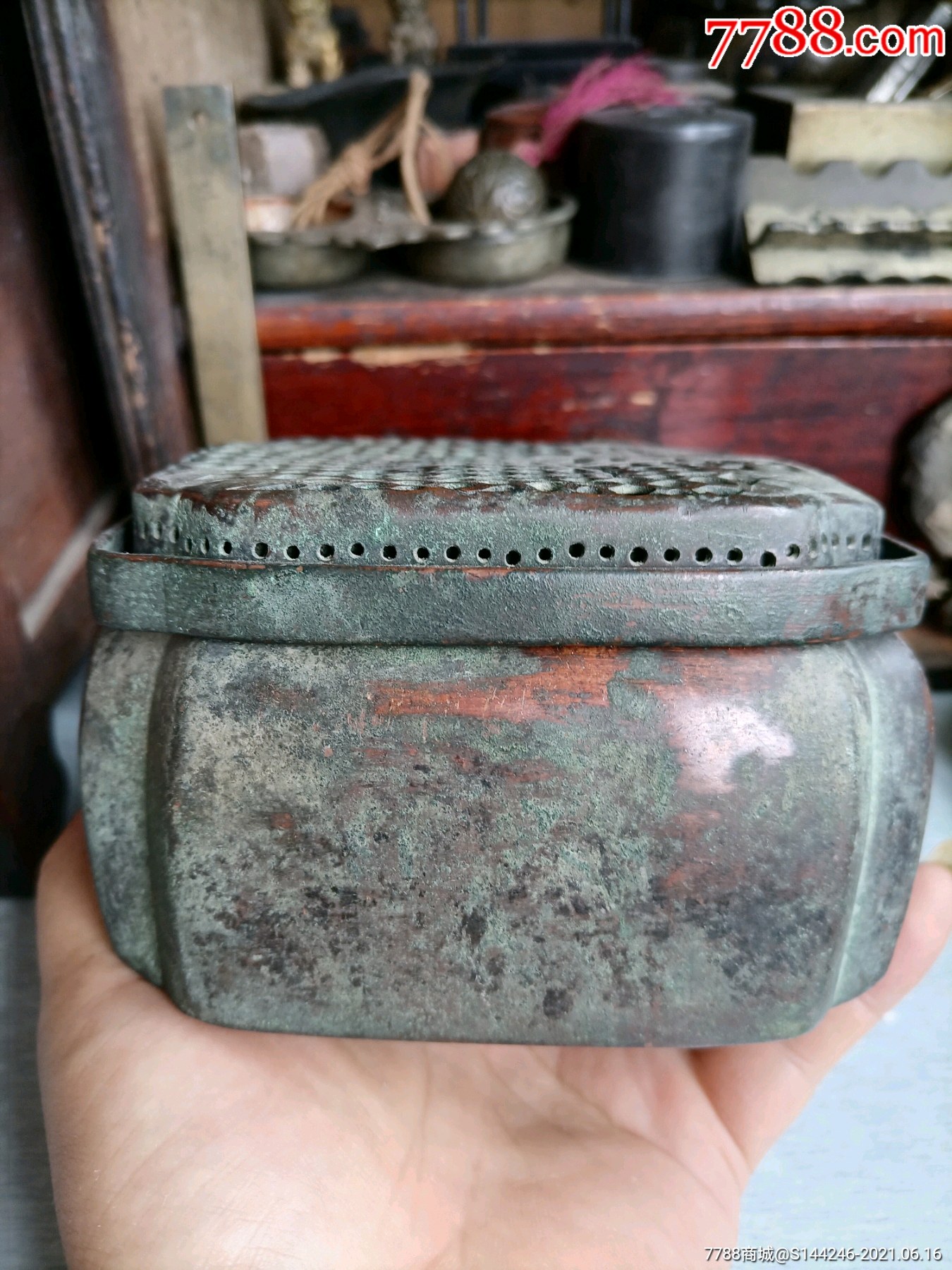 明代名家陈茹霖手炉