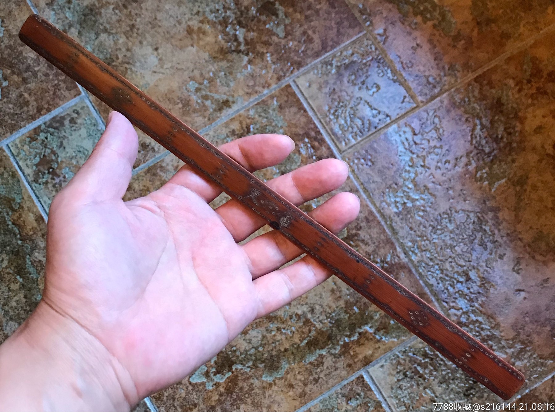 晚清民国时期竹直尺