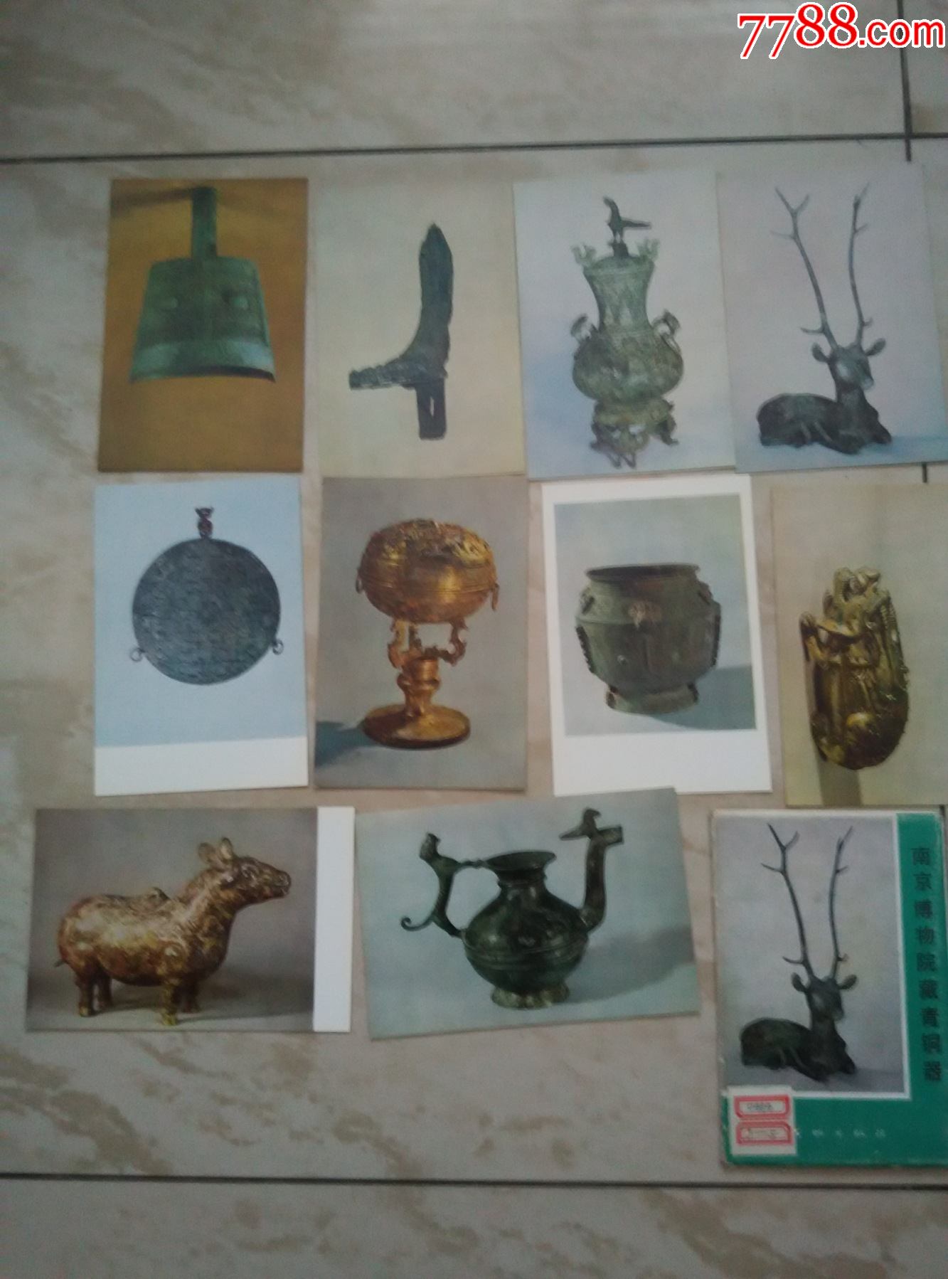 南京博物院藏青铜器明信片10全