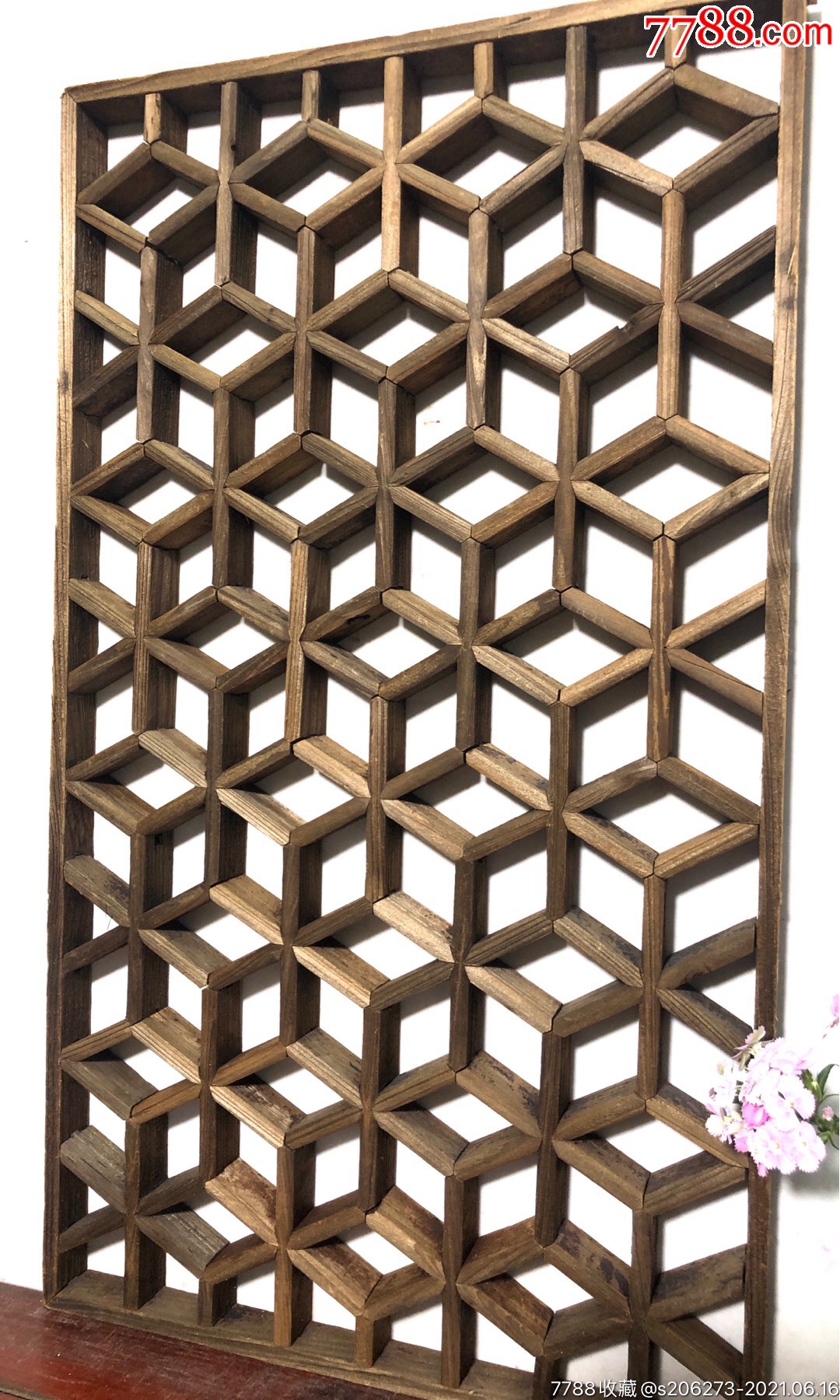 【民国】老木雕花窗