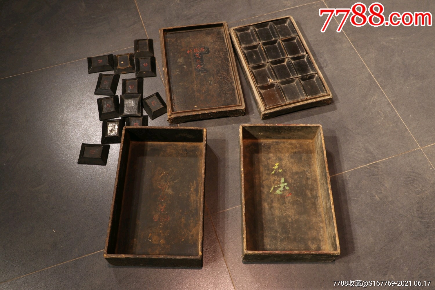 明代大漆糕点盒