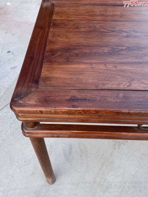 海南黄花梨家具清代黄花梨画案老木器会所别.