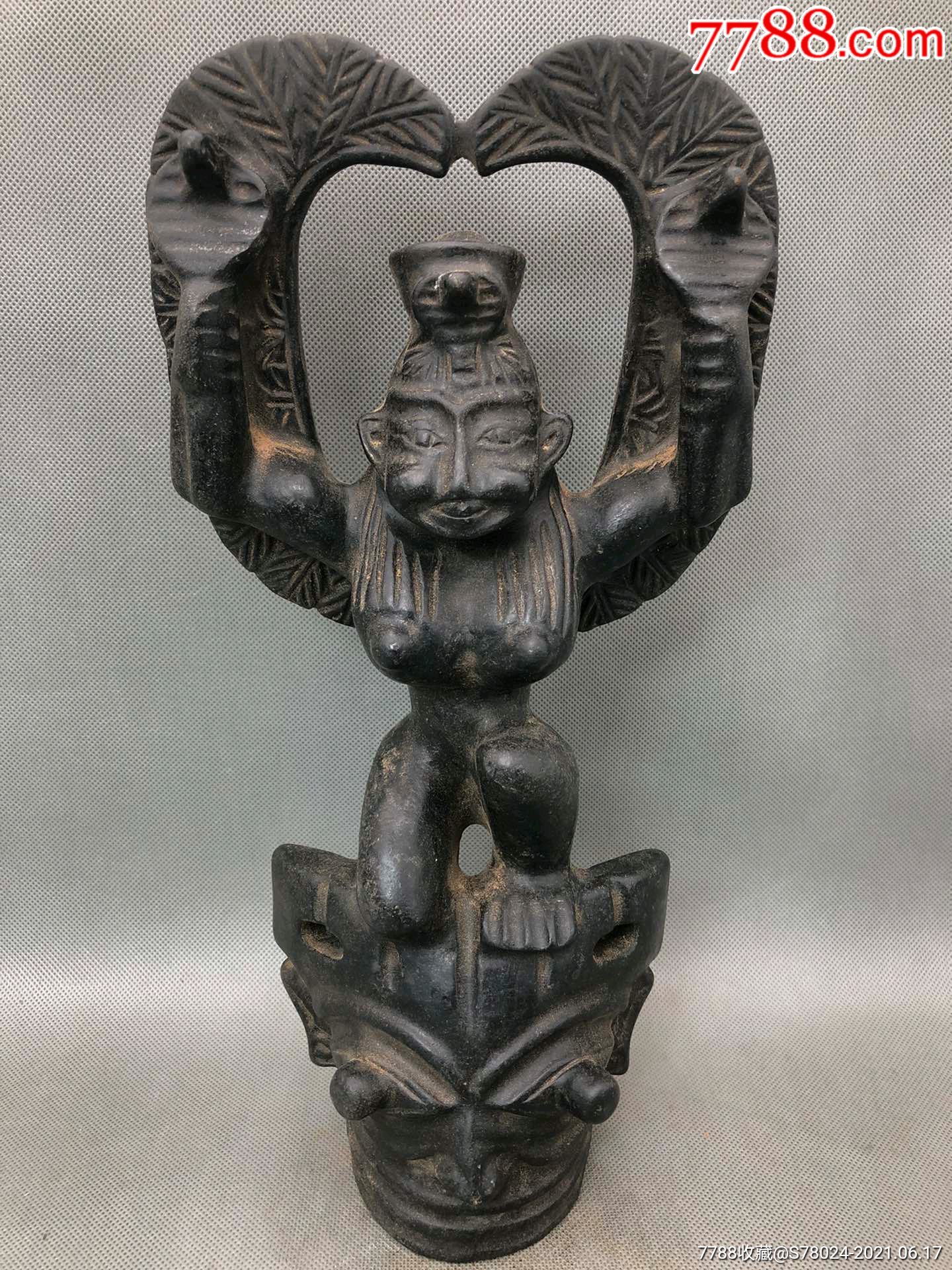 陨石玛雅人大摆件