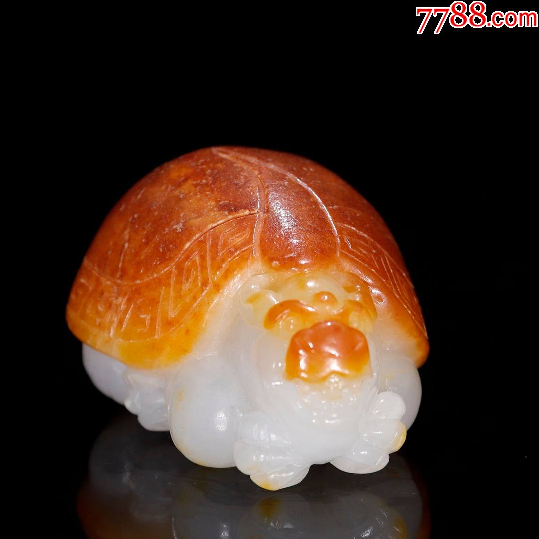 【和田玉籽料龙龟】把玩件